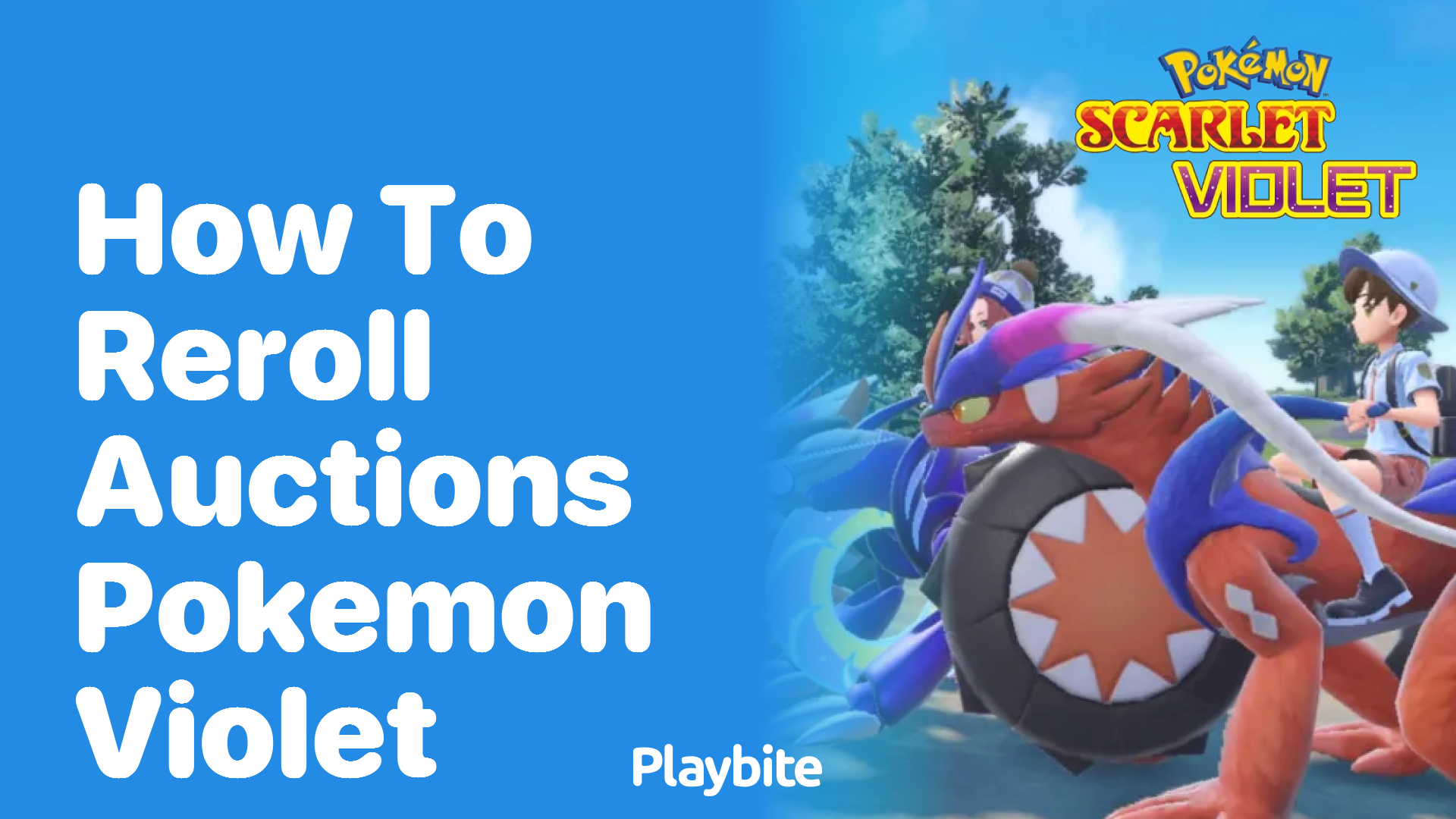 How to Reroll Auctions in Pokemon Violet