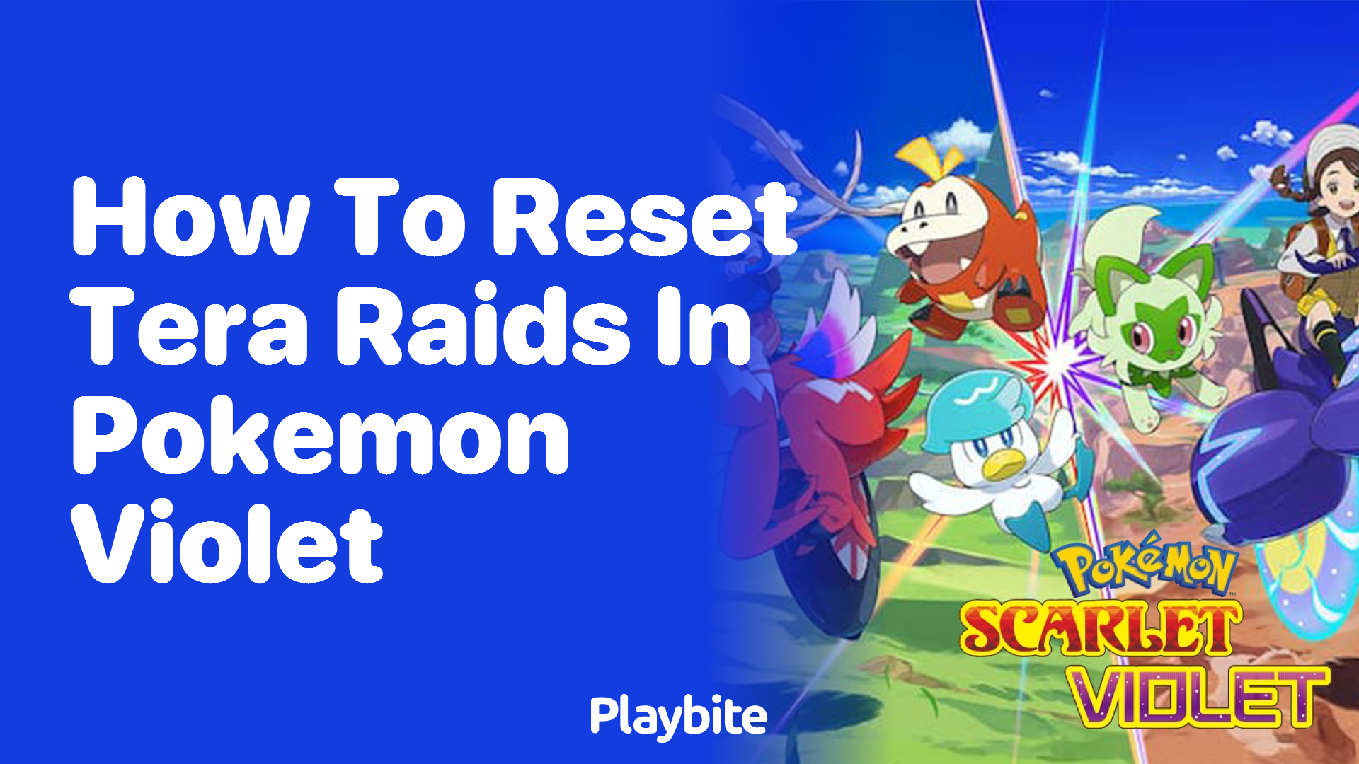 How to reset Tera Raids in Pokemon Violet