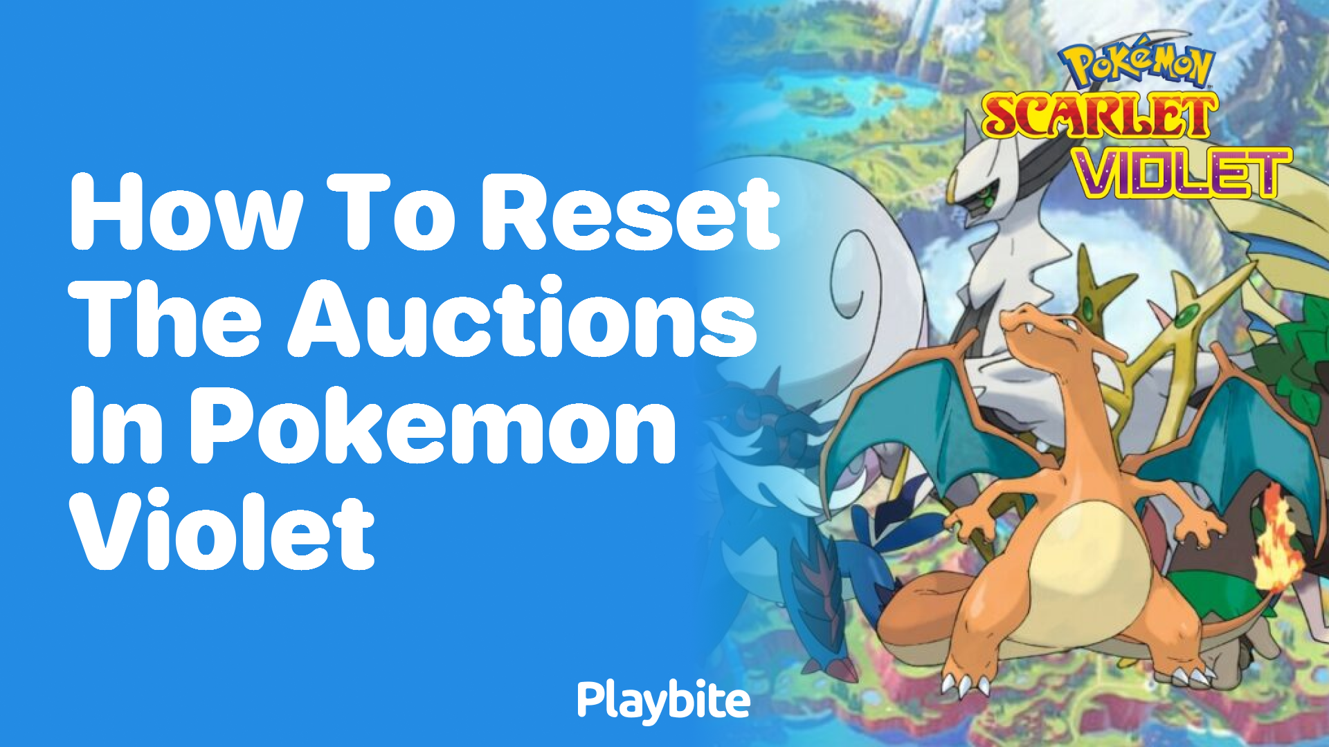How to Reset the Auctions in Pokemon Violet
