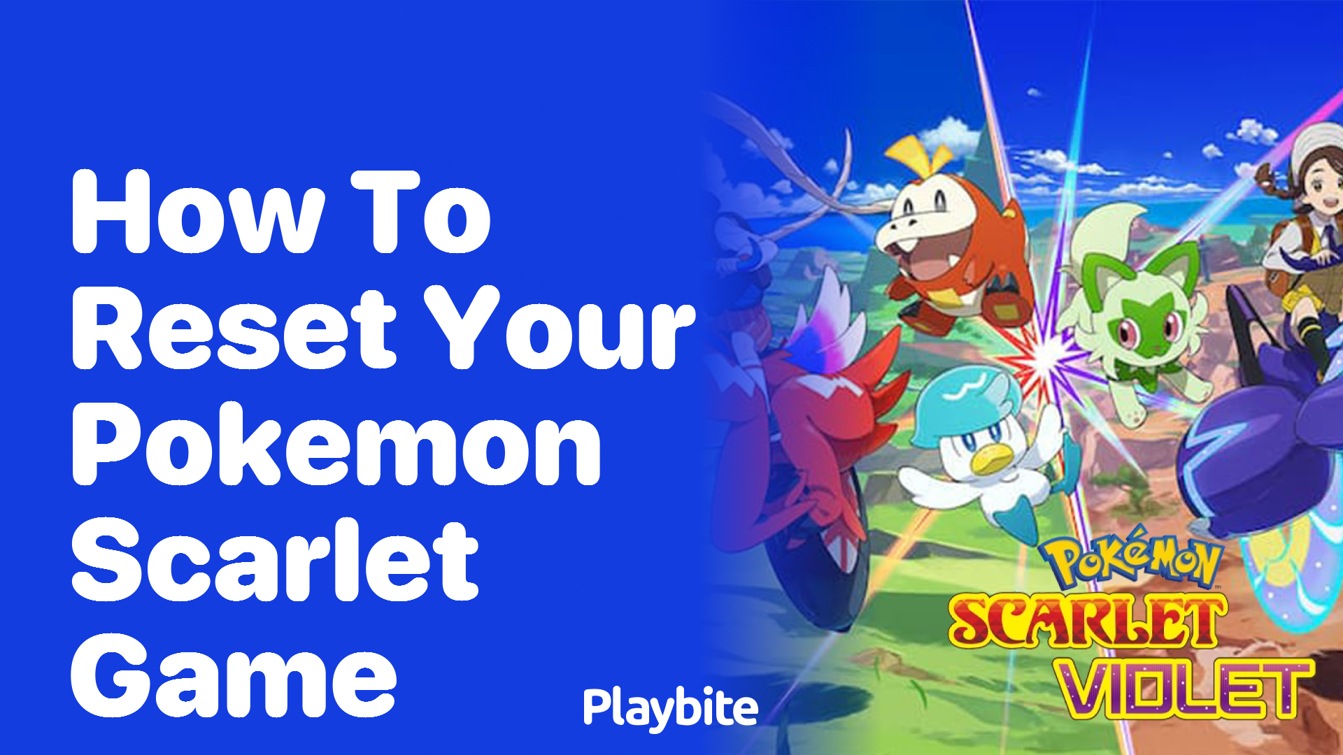 How to reset your Pokemon Scarlet game