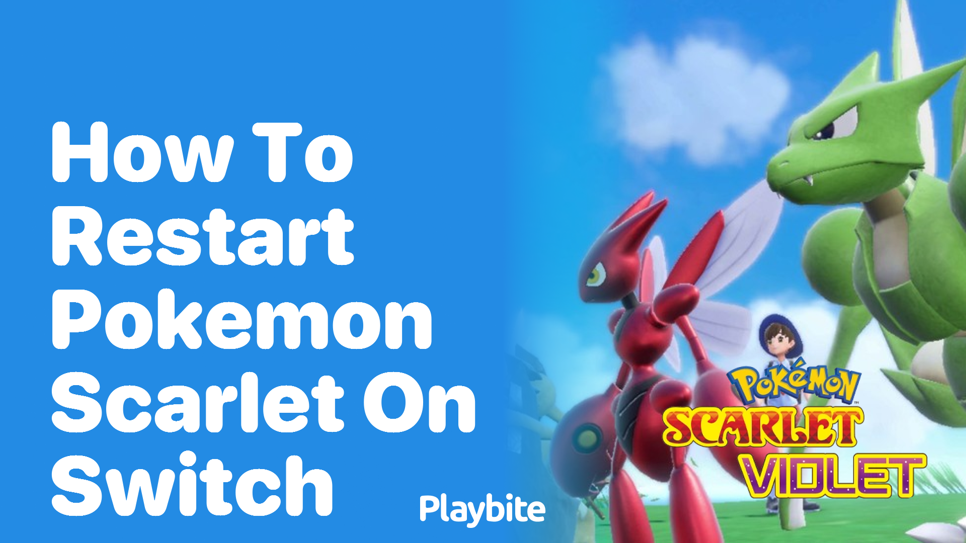 How to restart Pokemon Scarlet on Switch