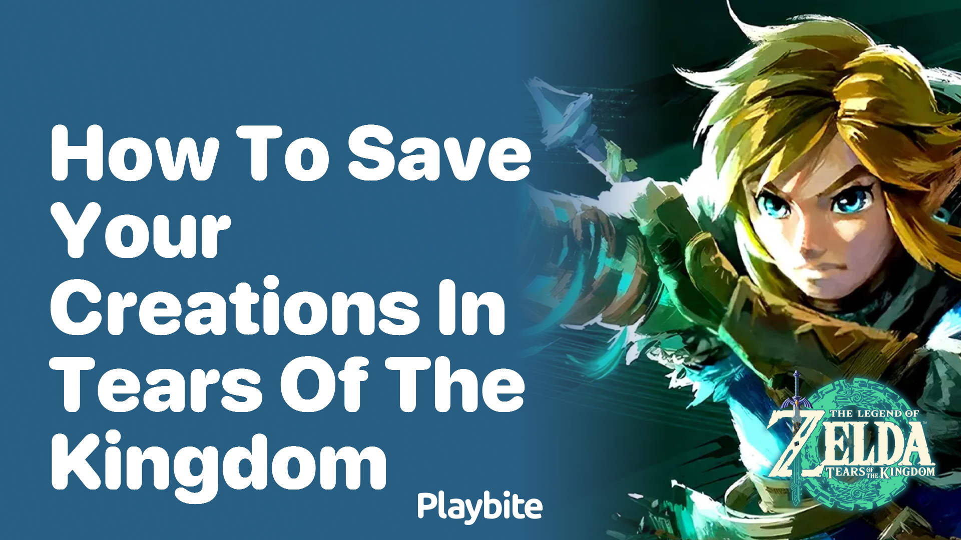 How to Save Your Creations in Tears of the Kingdom