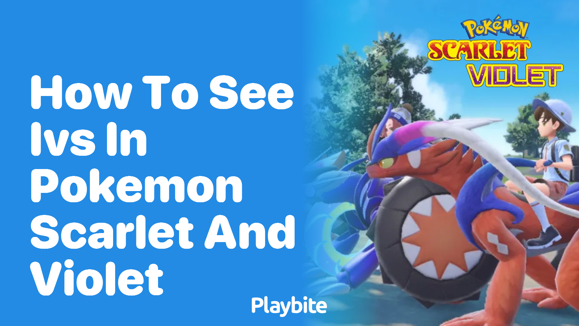 How to See IVs in Pokemon Scarlet and Violet