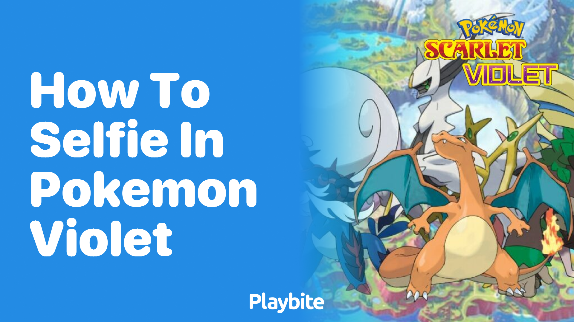 How to take a selfie in Pokemon Violet