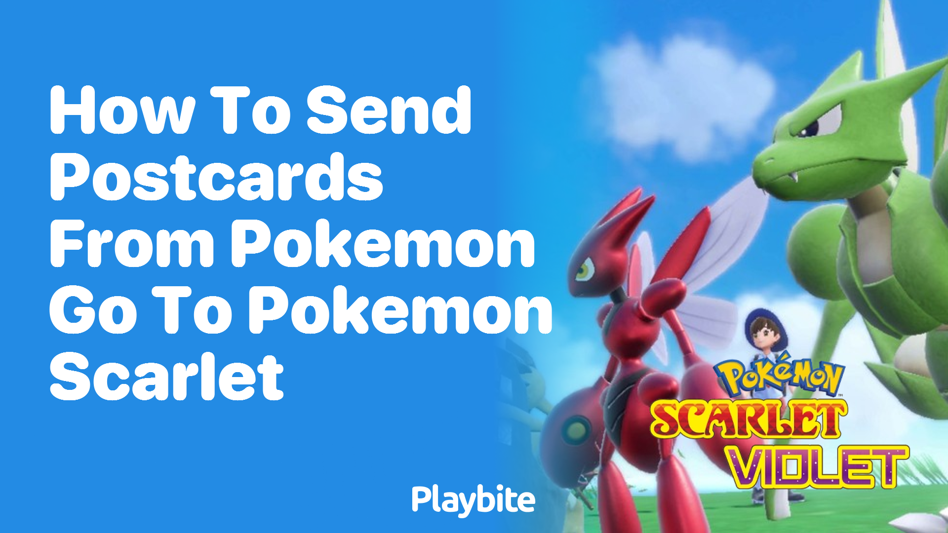 How to Send Postcards from Pokemon GO to Pokemon Scarlet