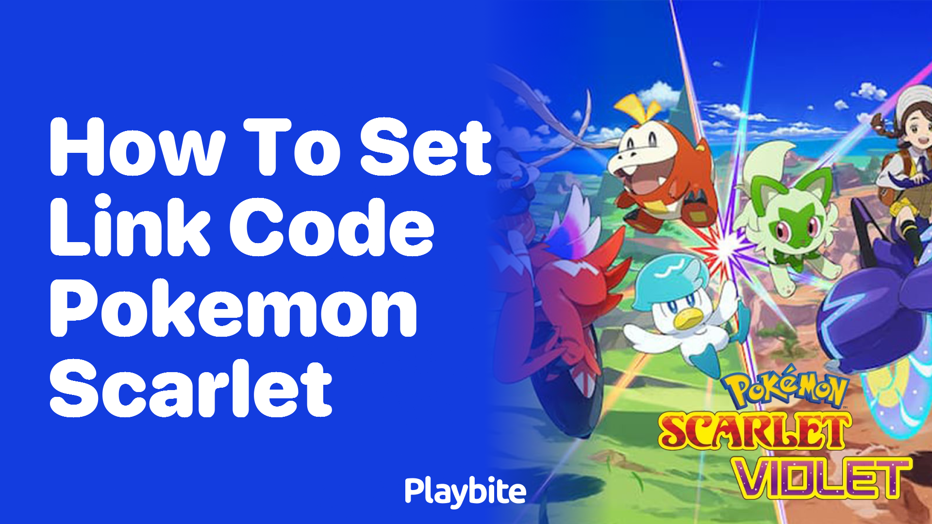 How to Set a Link Code in Pokemon Scarlet