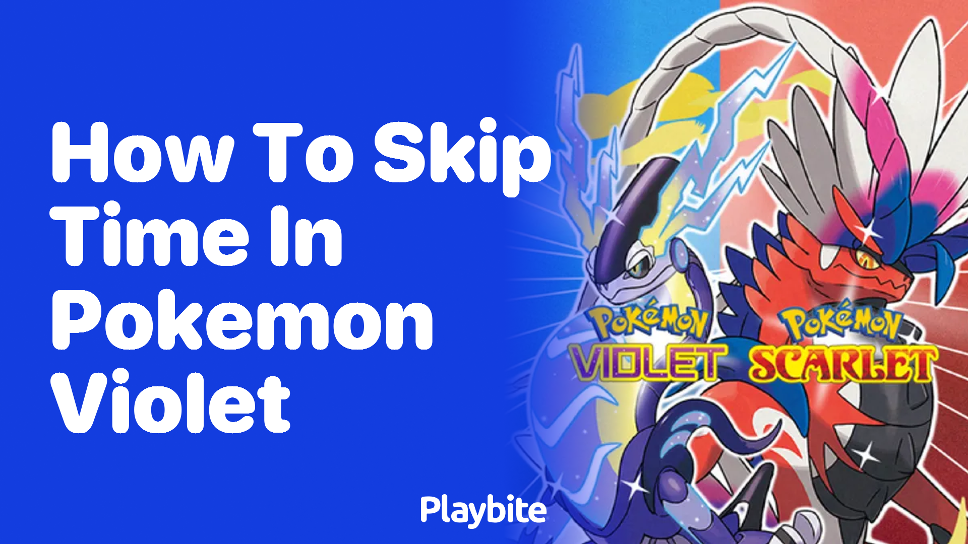 How to Skip Time in Pokemon Violet