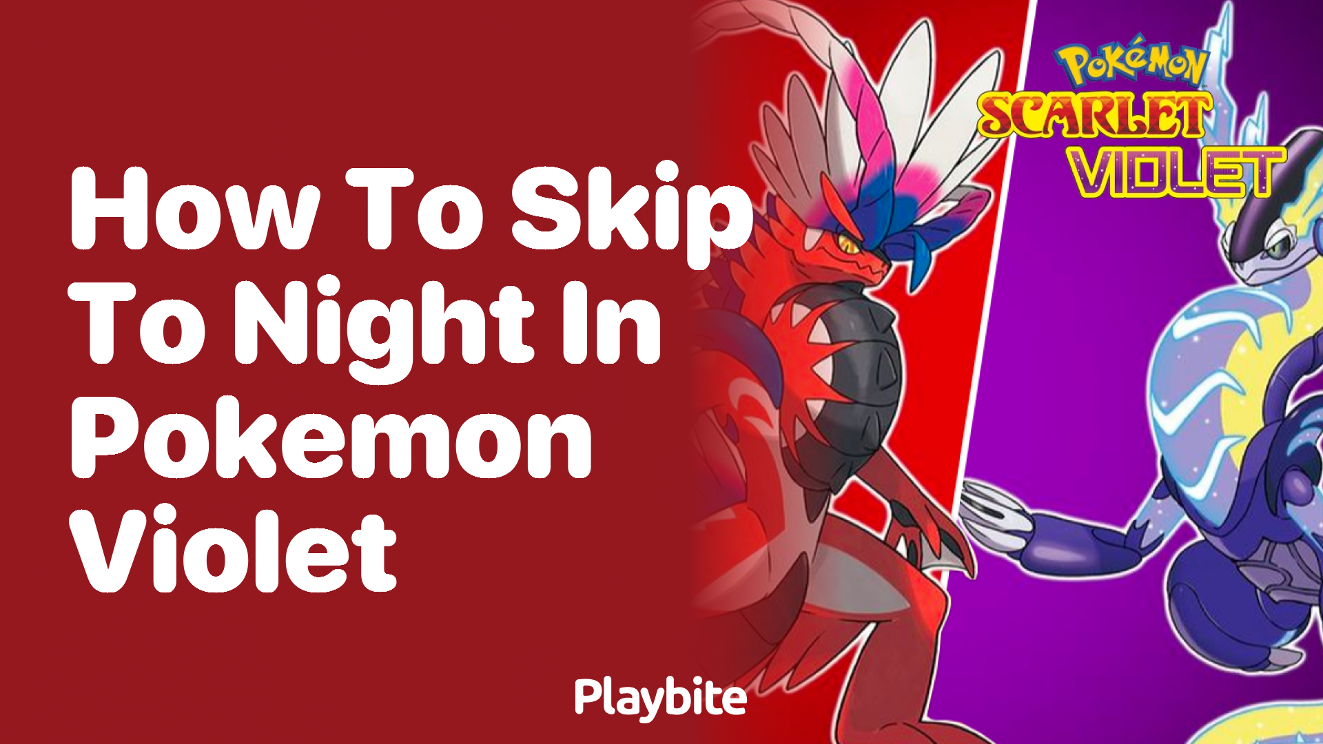 How to Skip to Night in Pokemon Violet