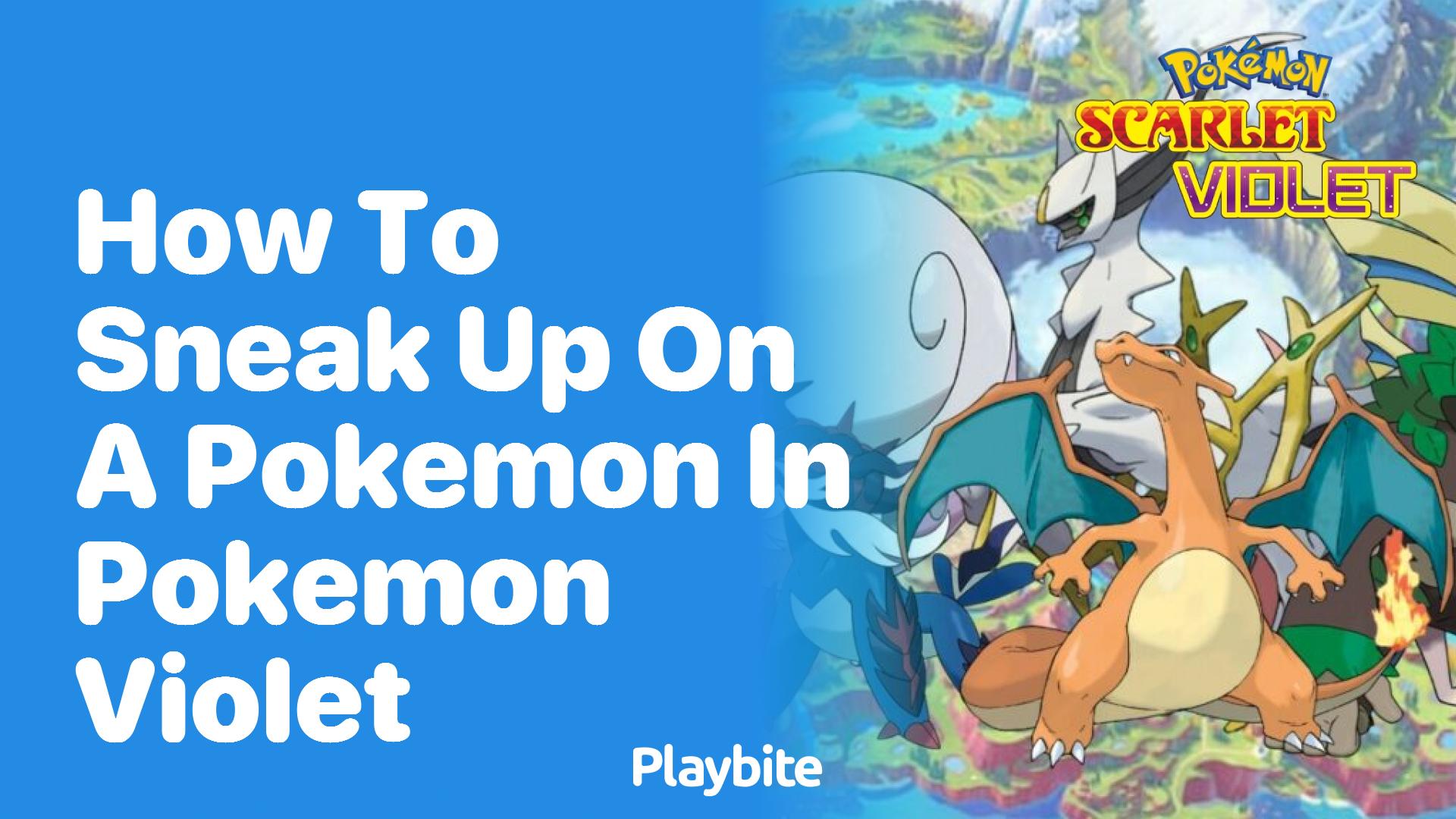 How to Sneak Up on a Pokemon in Pokemon Violet