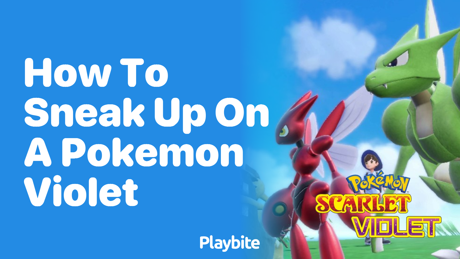 How to Sneak Up on a Pokemon in Pokemon Violet