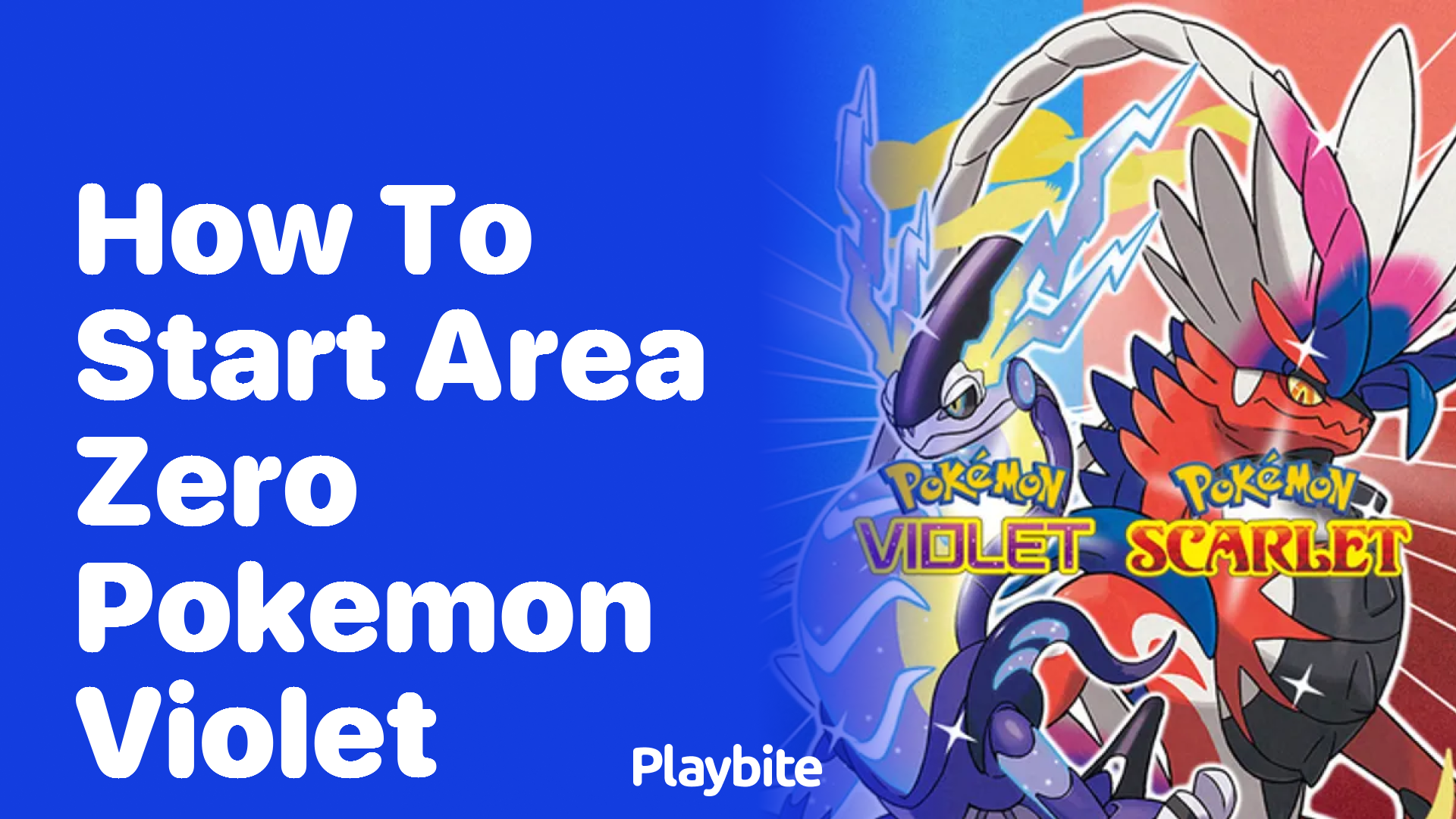 How to Start Area Zero in Pokemon Violet