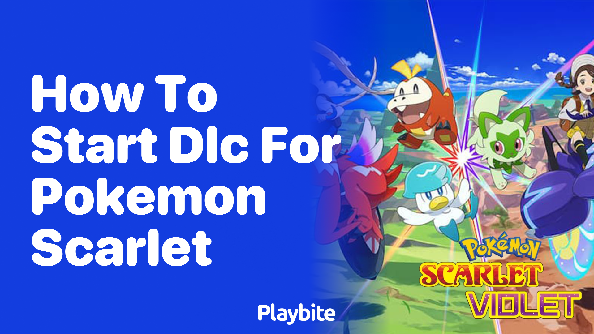 How to Start DLC for Pokemon Scarlet