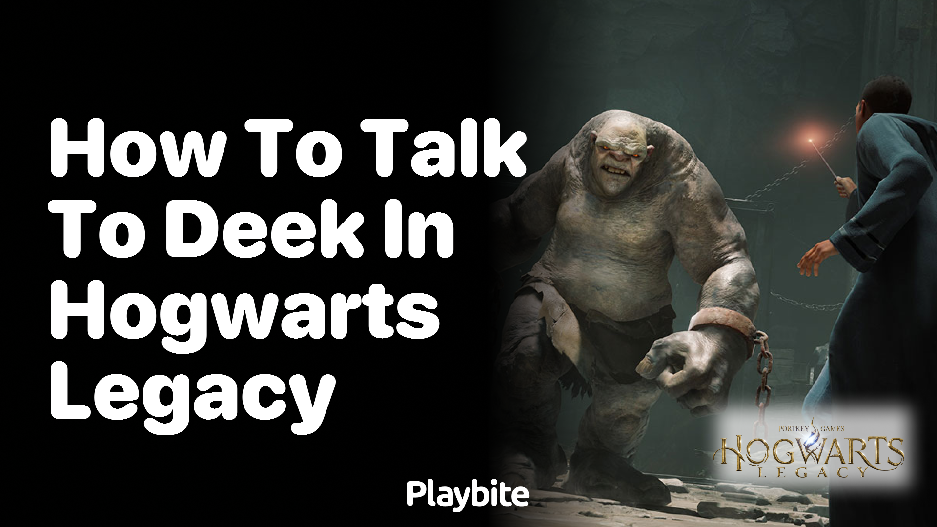 How to Talk to Deek in Hogwarts Legacy