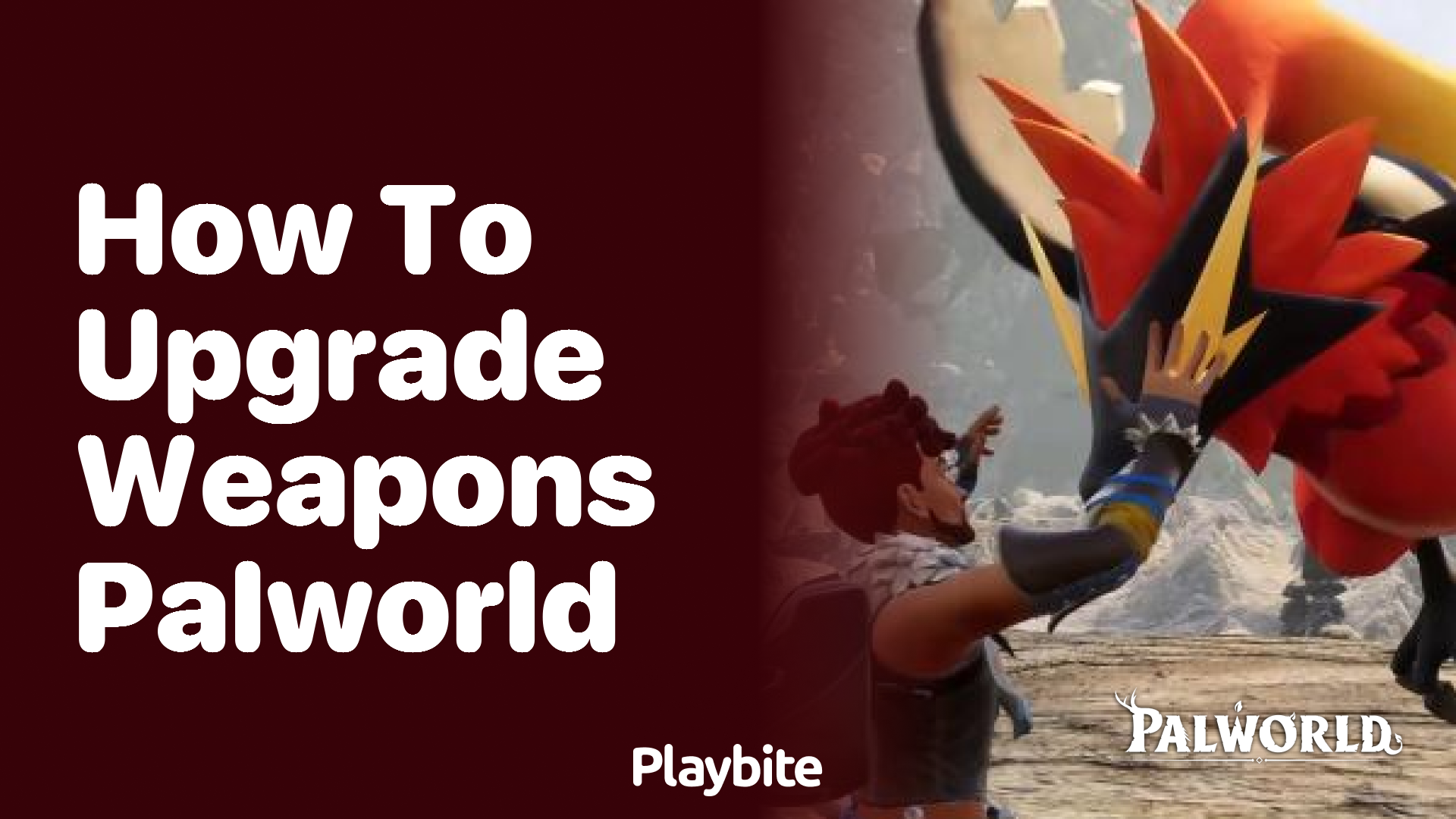 How to Upgrade Weapons in Palworld