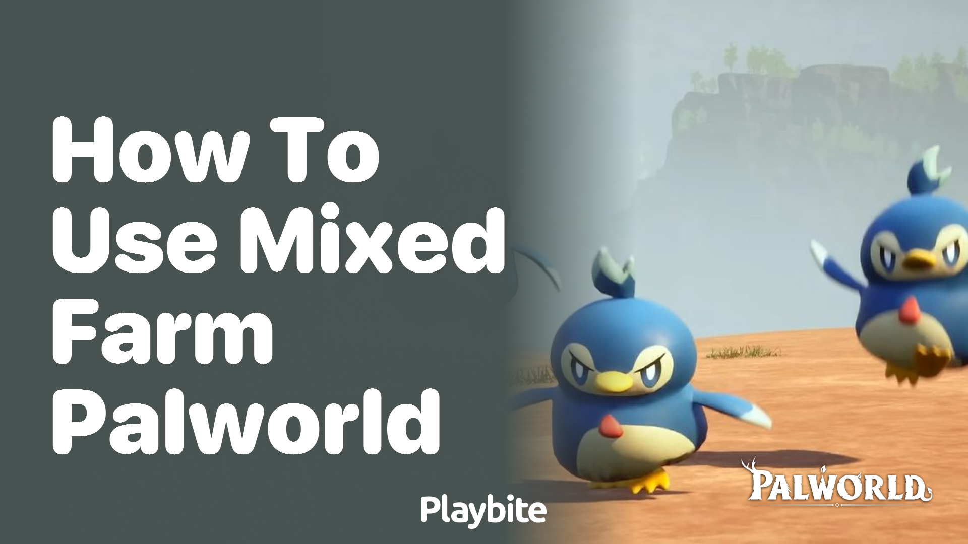 How to Use a Mixed Farm in Palworld