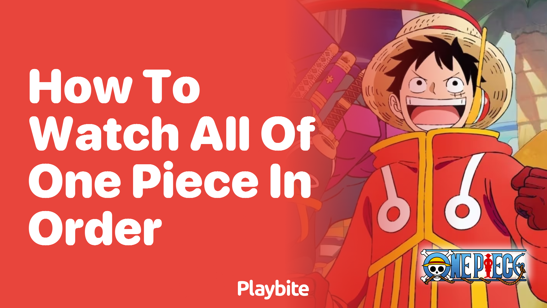 How to Watch All of One Piece in Order