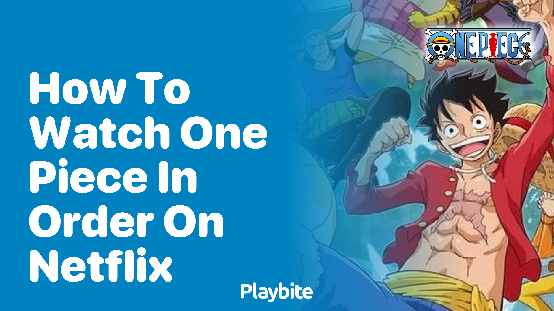 How to Watch One Piece in Order on Netflix
