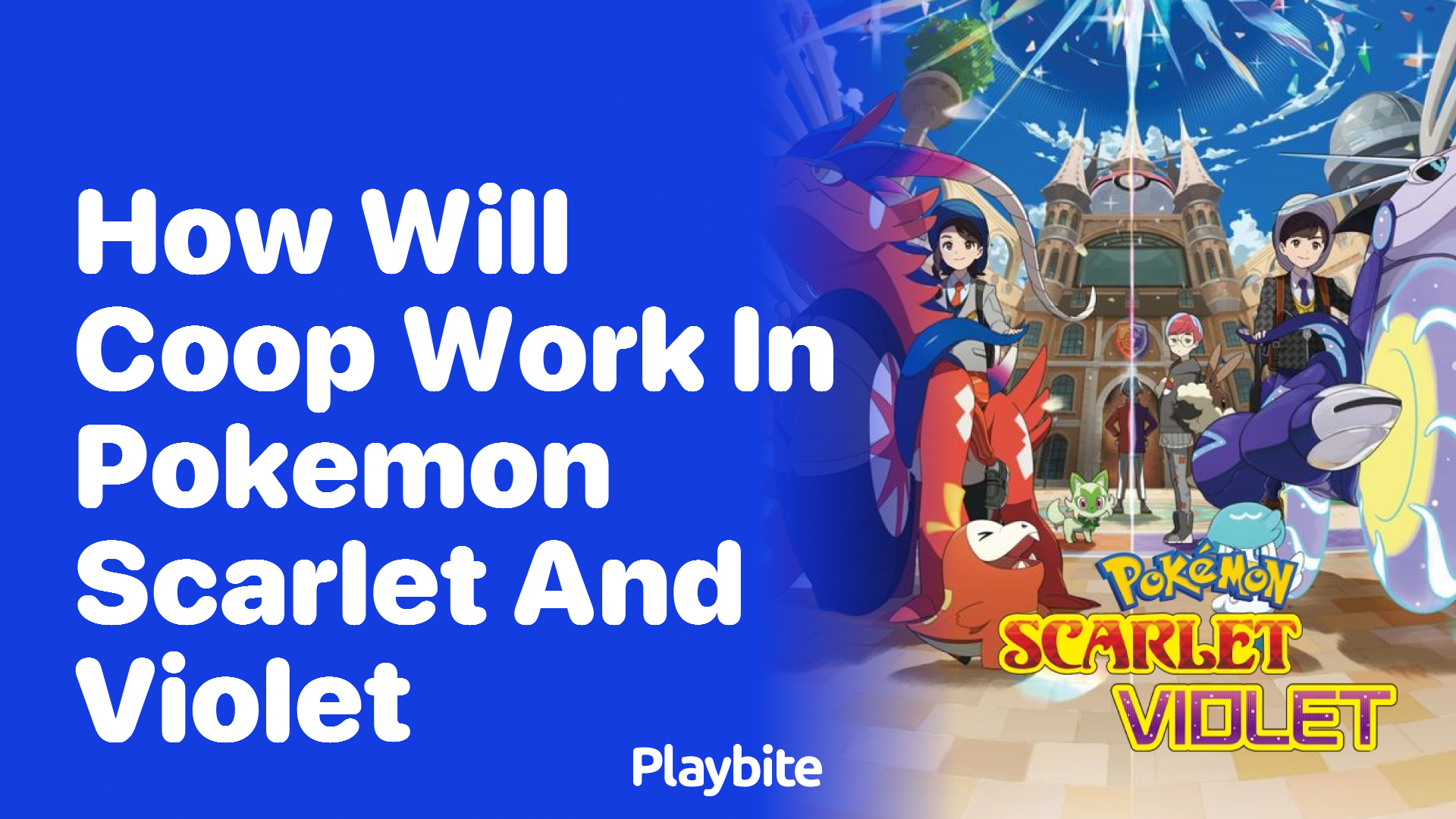 How will co-op work in Pokemon Scarlet and Violet?
