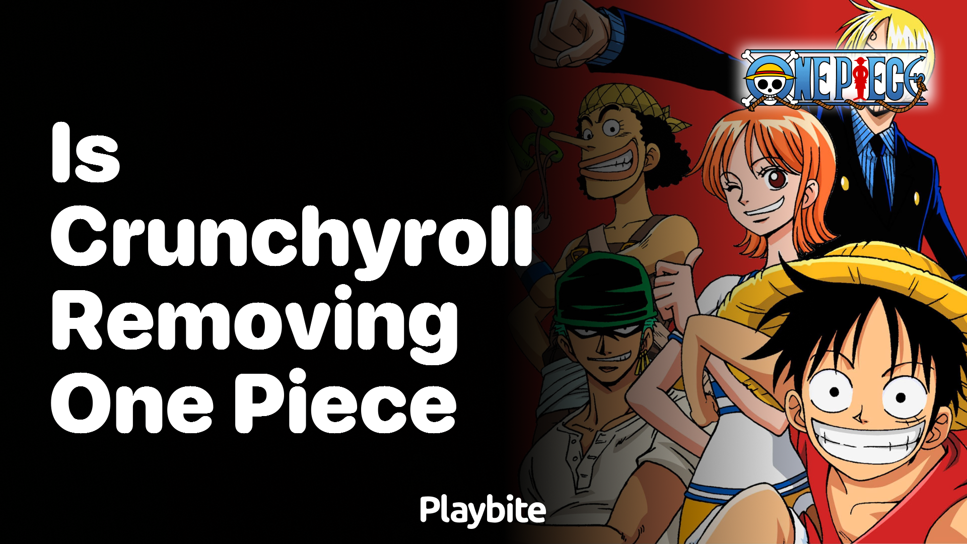 Is Crunchyroll Removing One Piece?