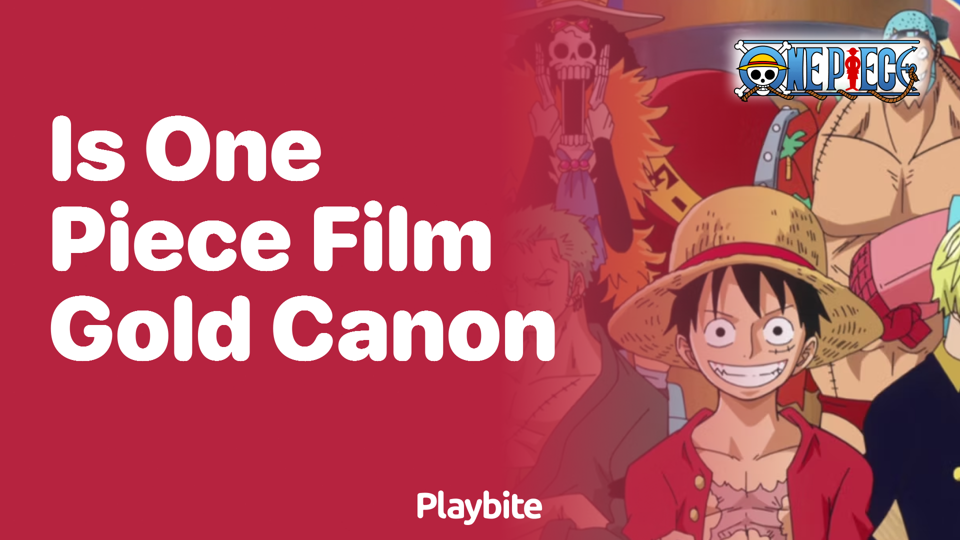 Is One Piece Film Gold Canon?