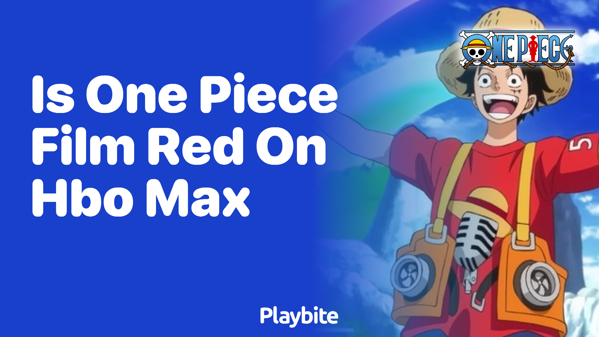 Is One Piece Film: Red on HBO Max?