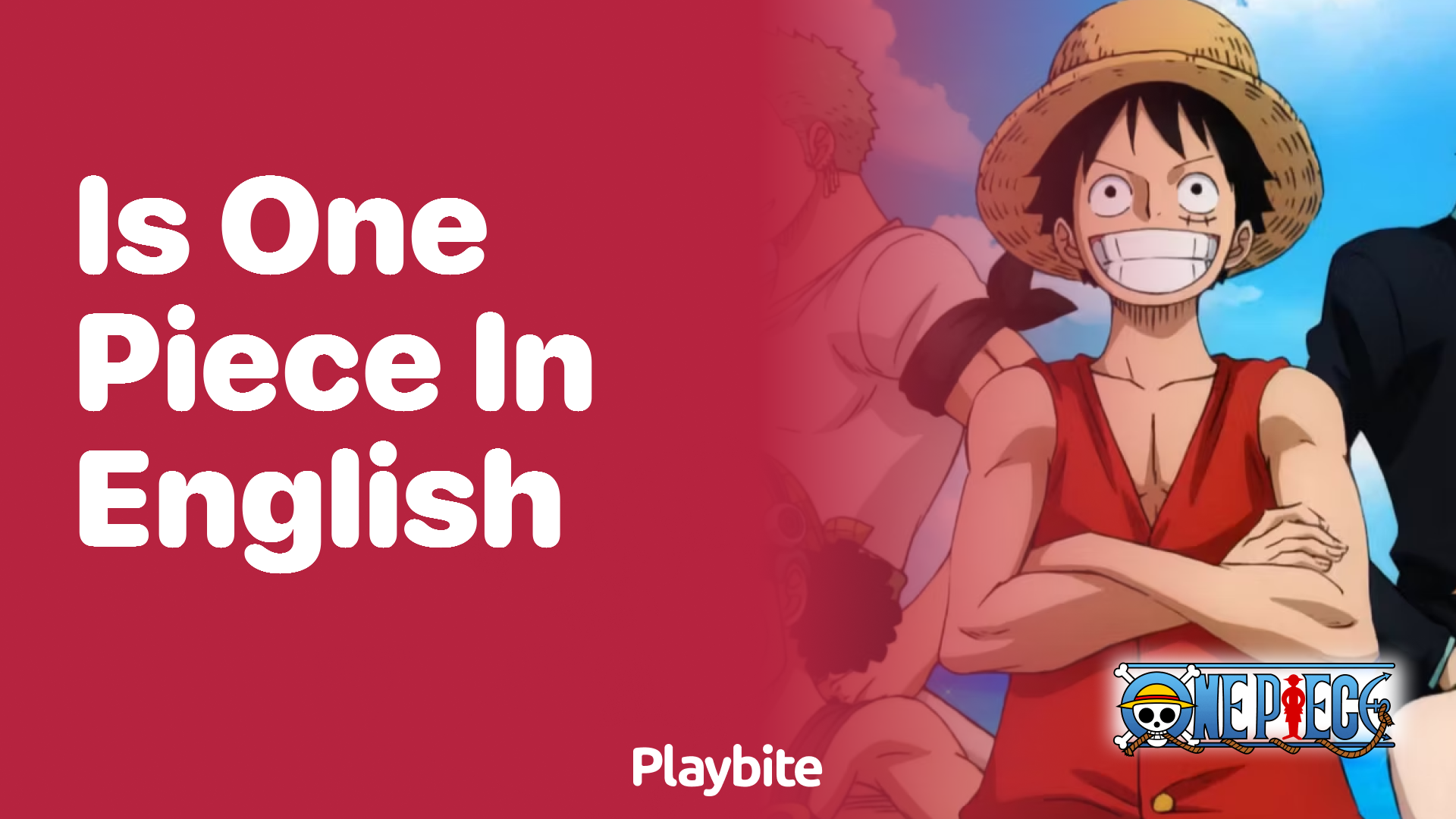 Is One Piece Available in English?