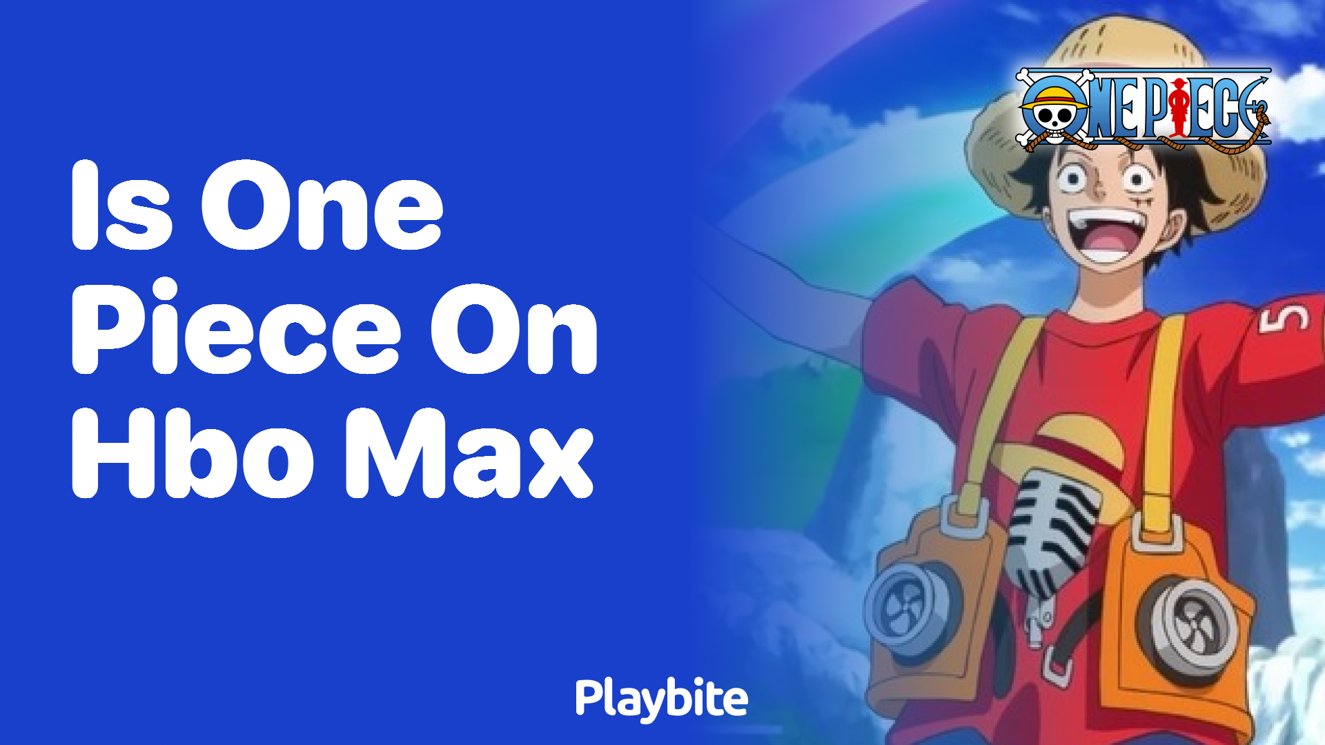 Is One Piece on HBO Max?