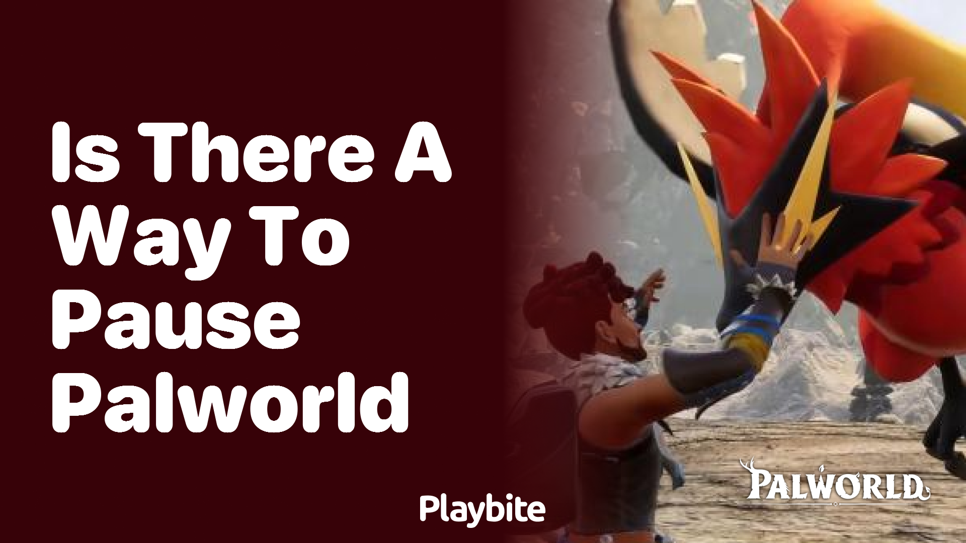 Is there a way to pause Palworld?