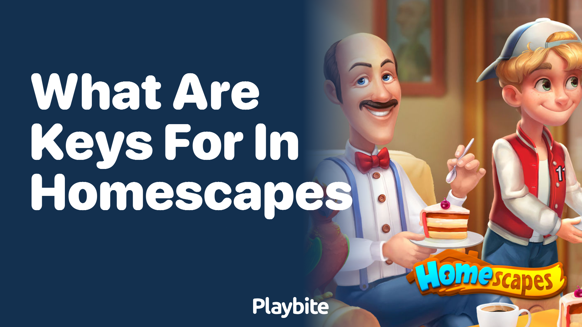 What are keys for in Homescapes?
