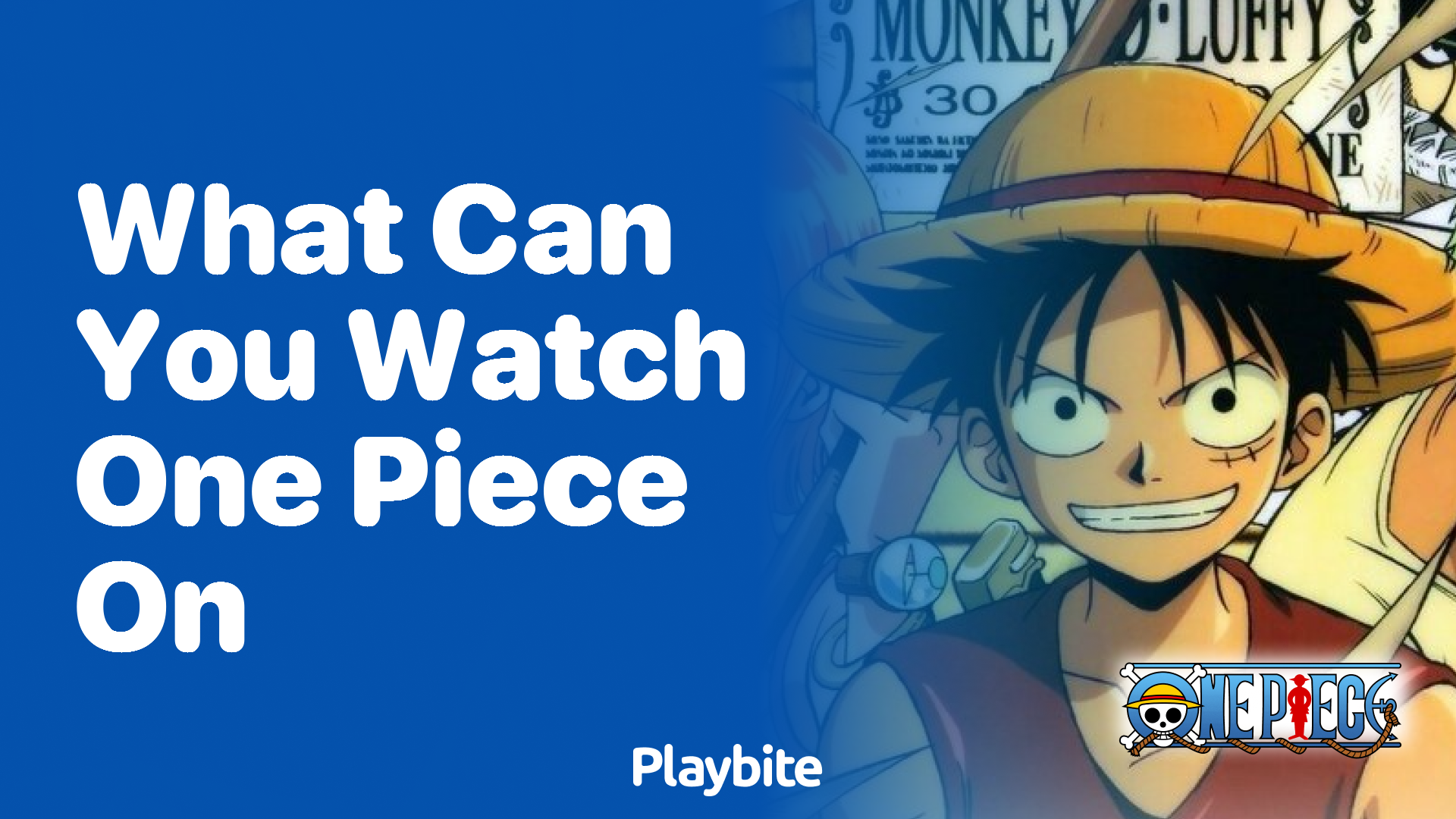 What Can You Watch One Piece On? Your Ultimate Viewing Guide