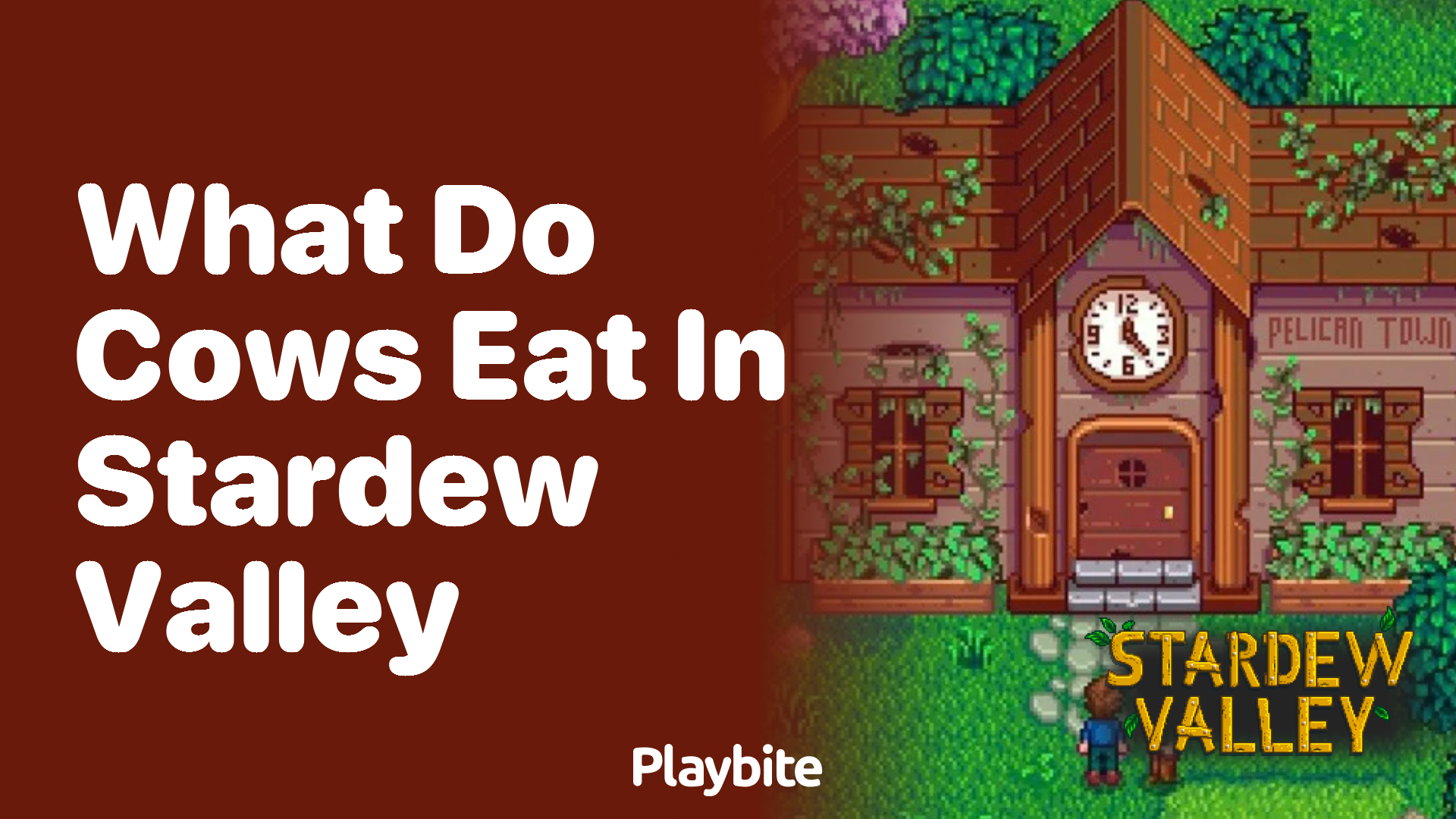 What do cows eat in Stardew Valley?