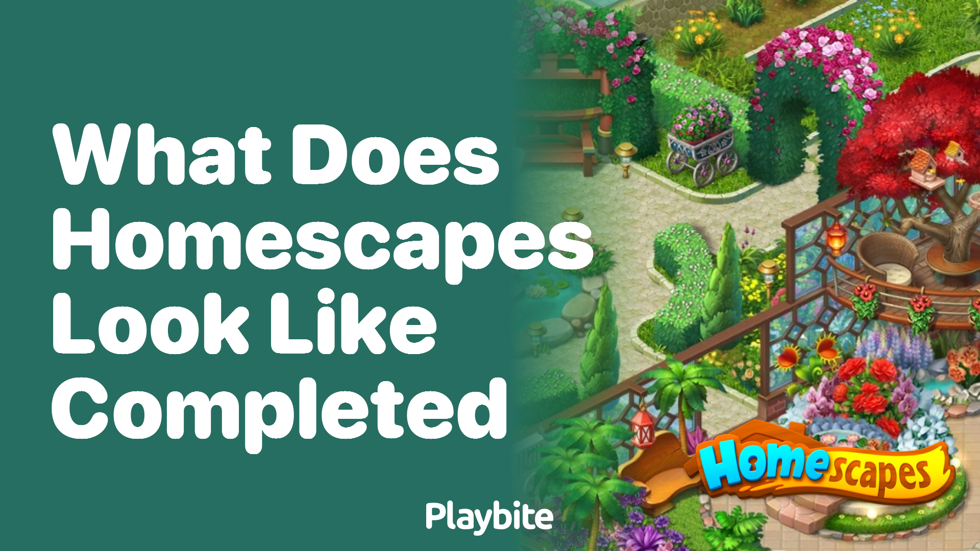 What does Homescapes look like when it&#8217;s completed?