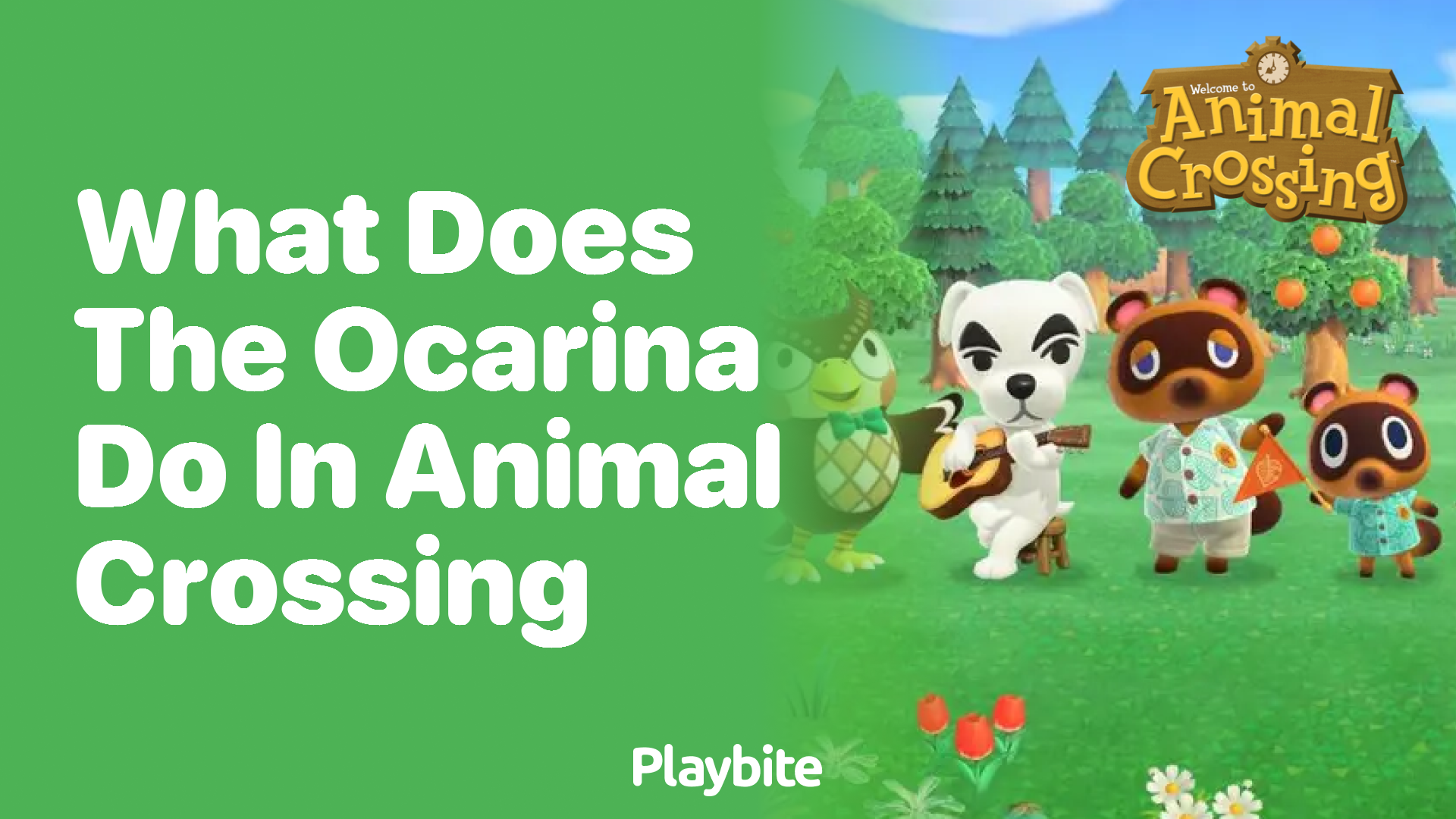 What does the Ocarina do in Animal Crossing? Playbite