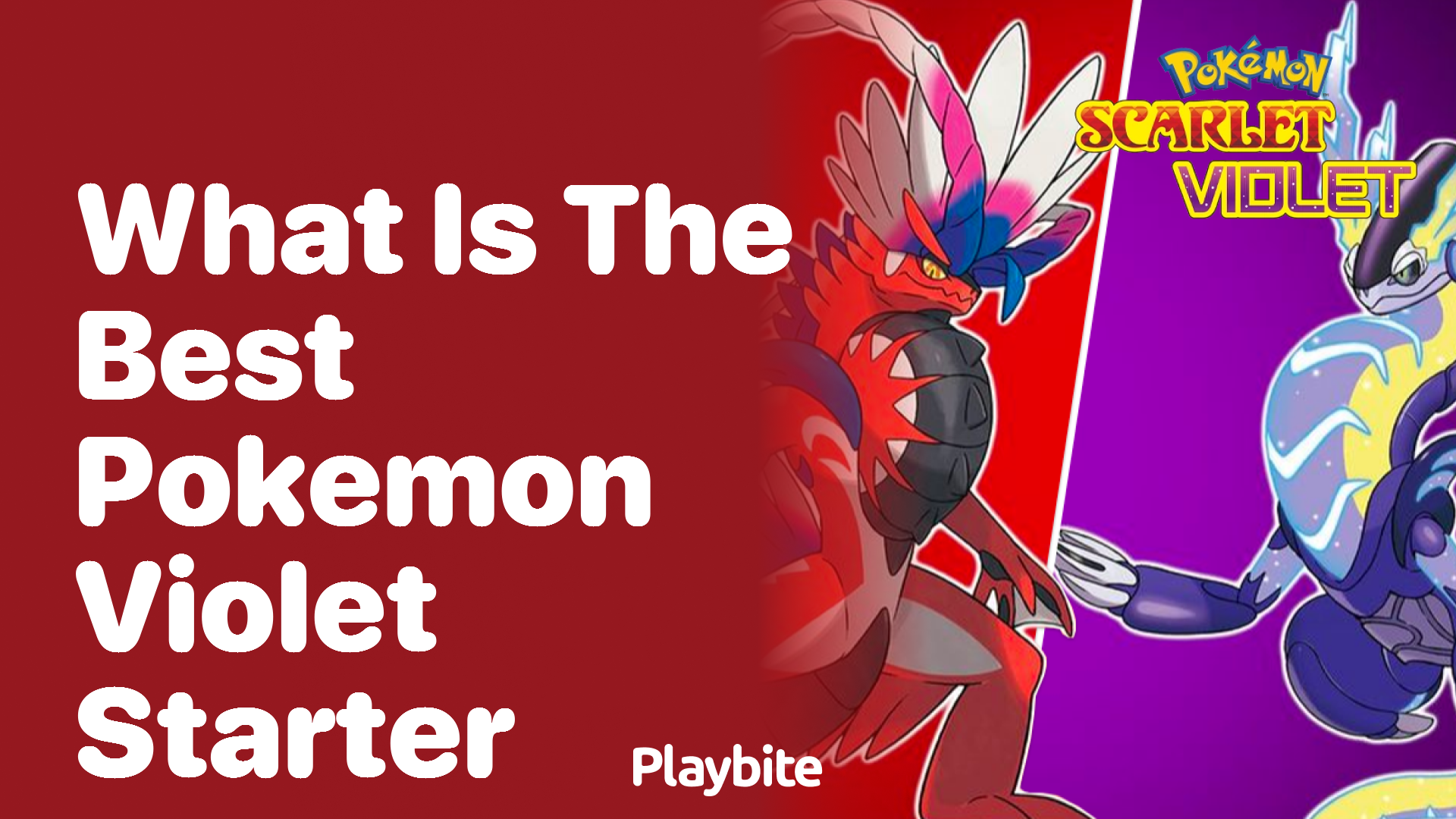 What is the best Pokemon Violet starter?