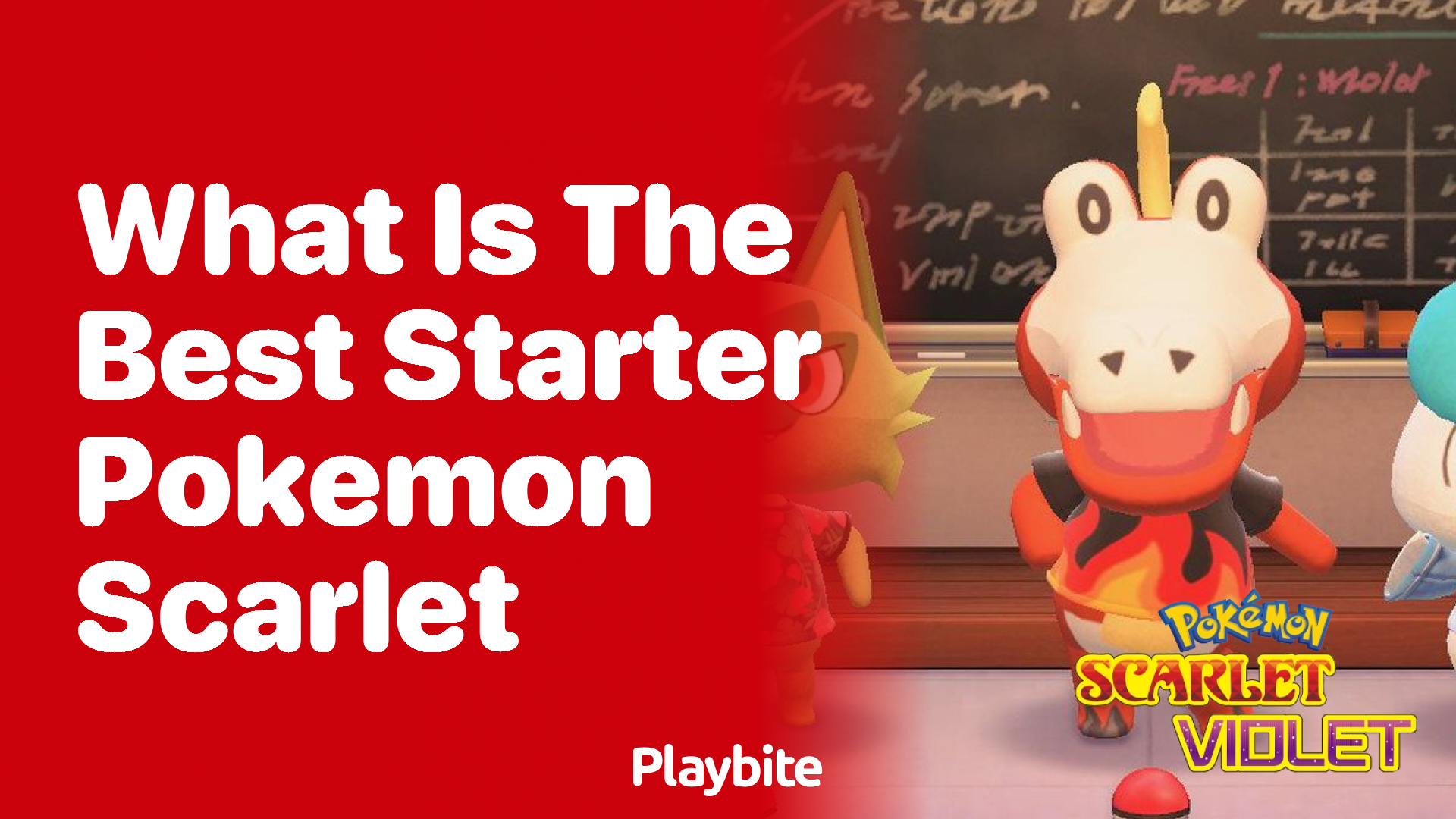 What is the best starter Pokémon in Scarlet?
