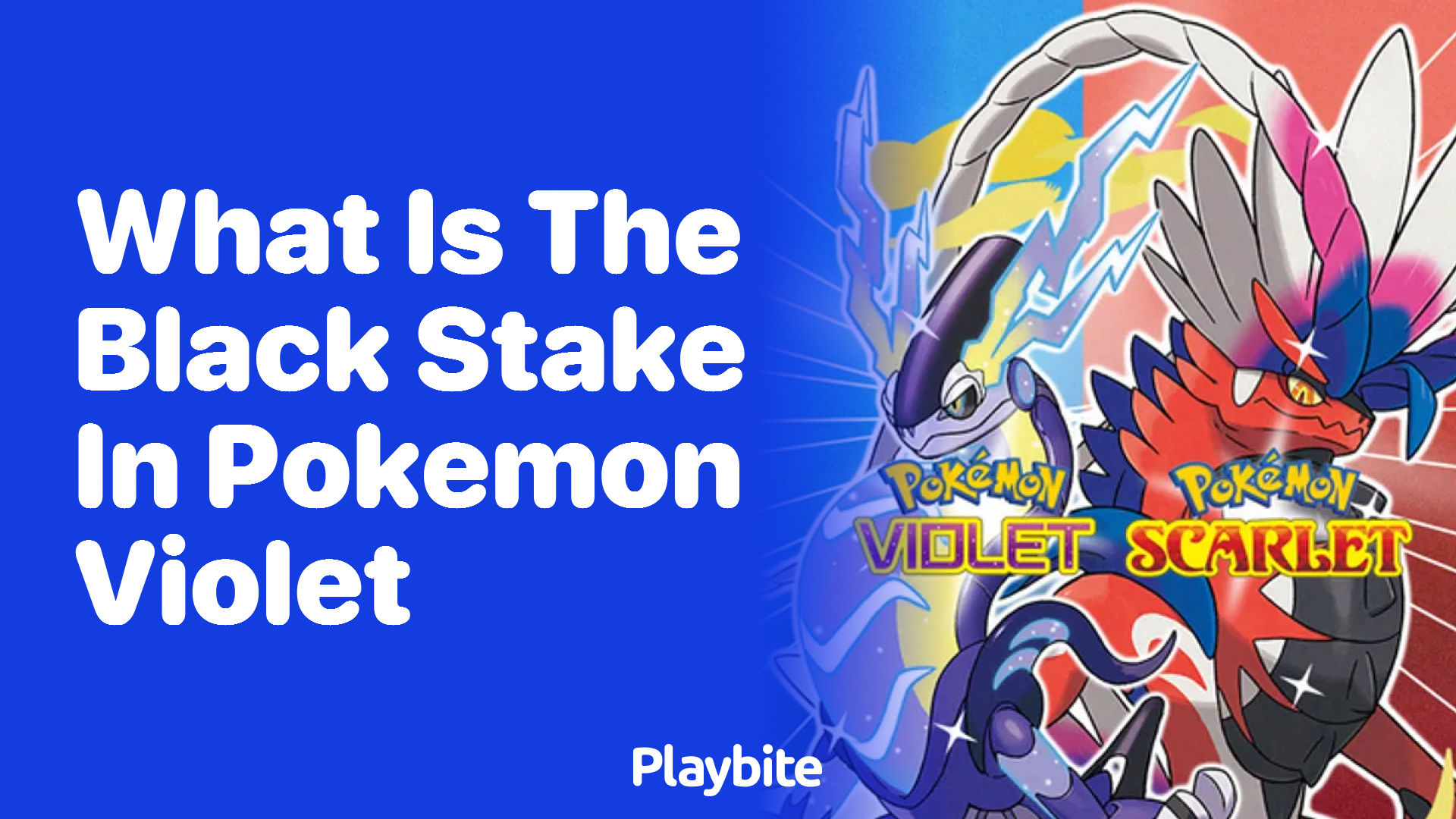 What is the Black Stake in Pokemon Violet?