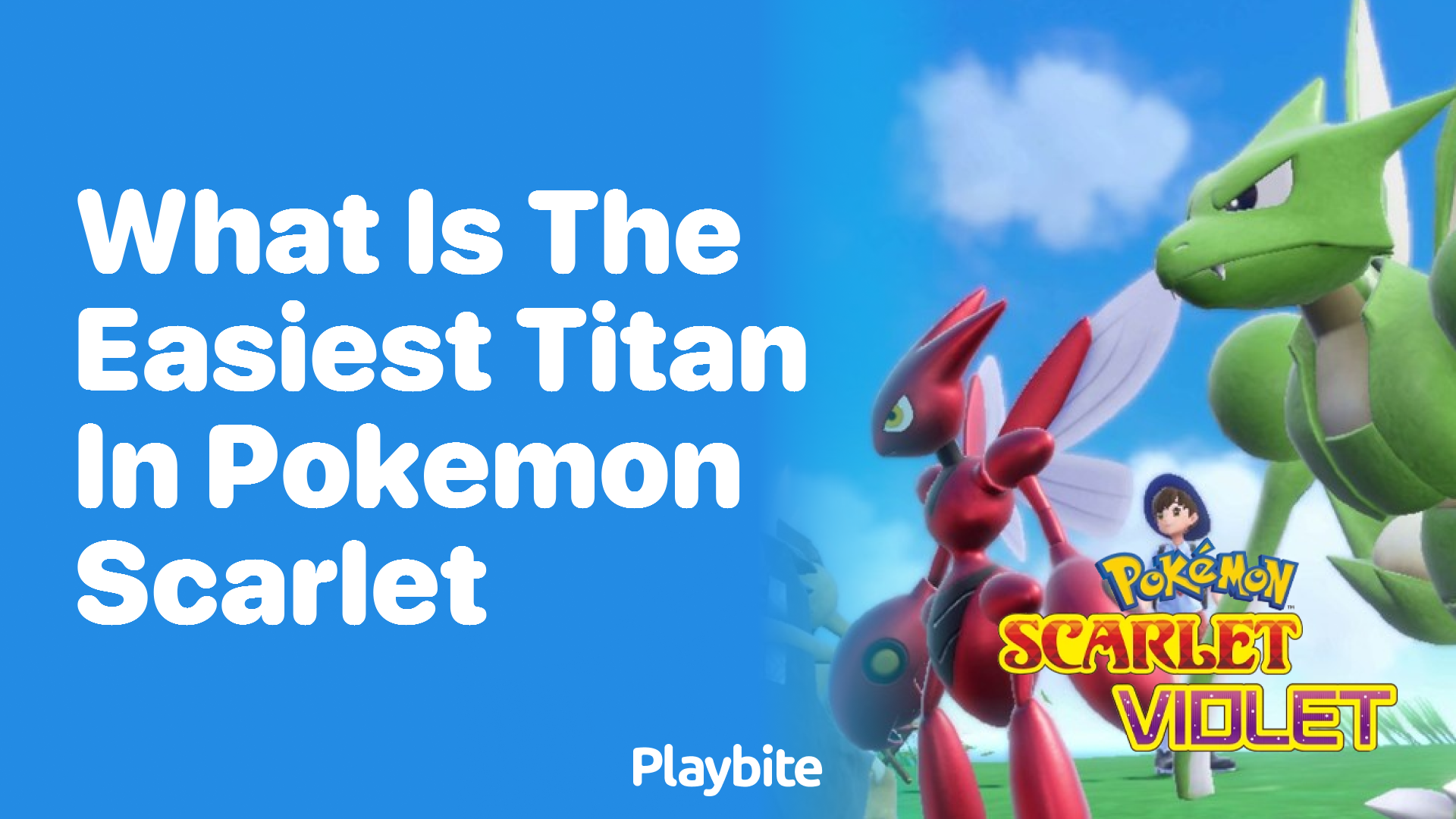 What is the Easiest Titan to Beat in Pokemon Scarlet?
