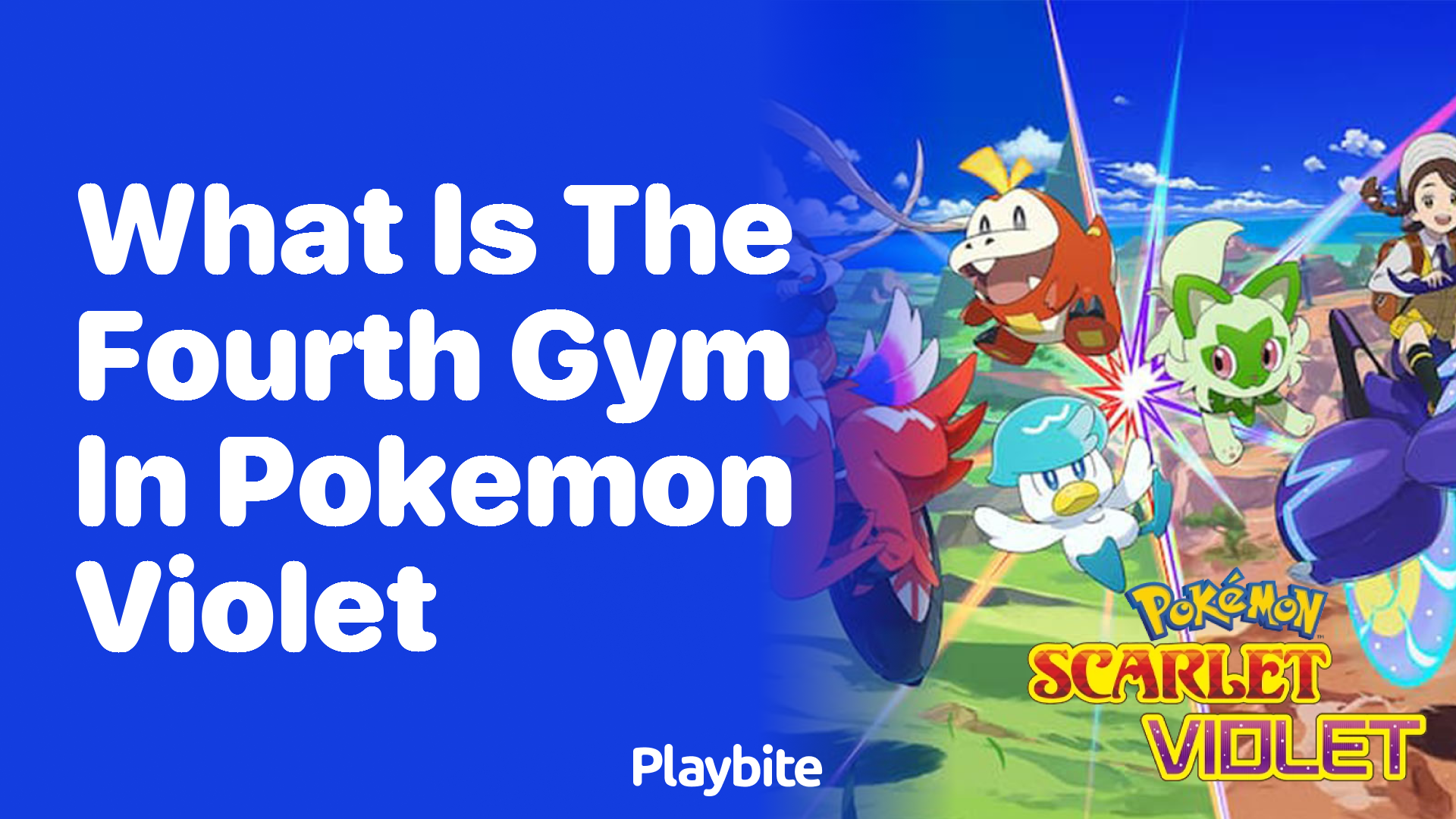 What is the fourth gym in Pokemon Violet?