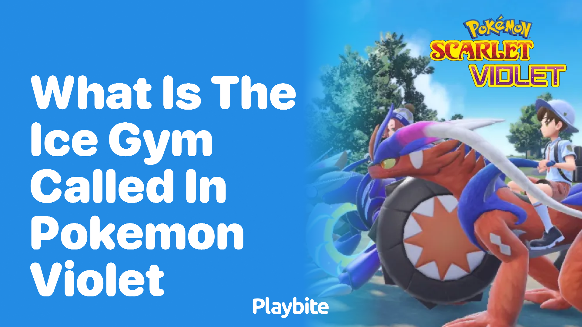 What is the ice gym called in Pokemon Violet?