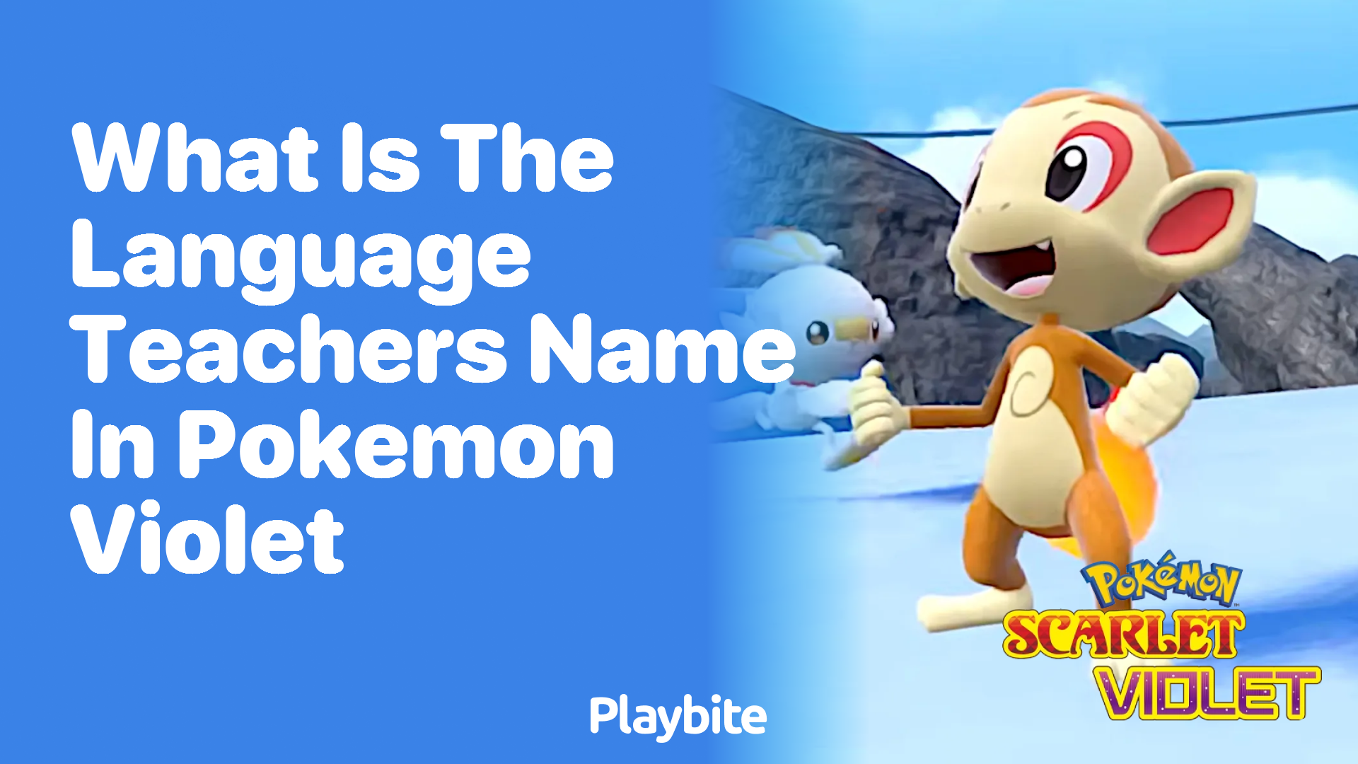 What is the language teacher’s name in Pokemon Violet?