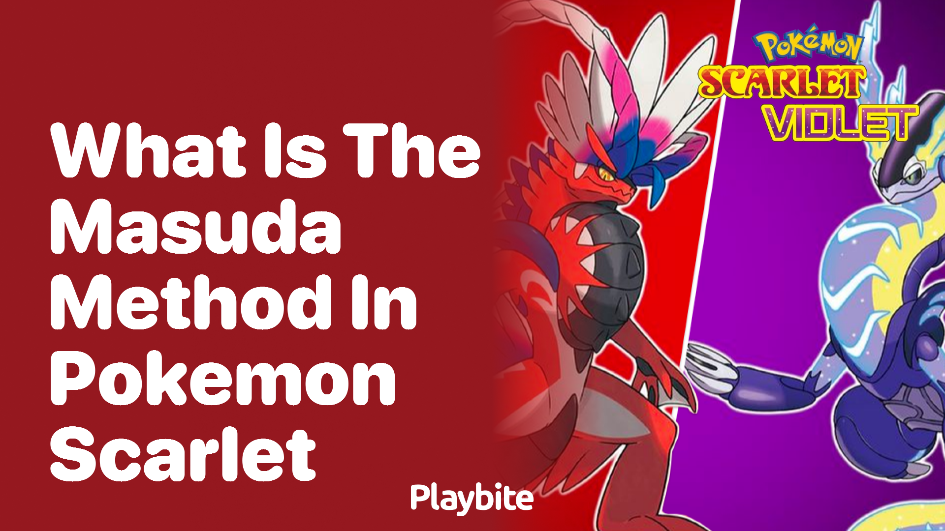 What is the Masuda Method in Pokemon Scarlet?