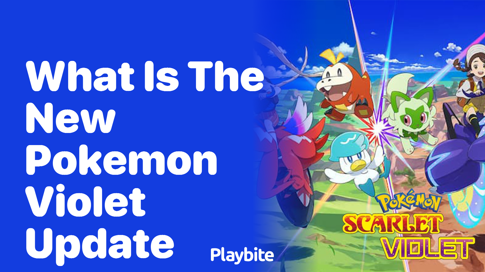 What’s in the New Pokemon Violet Update?