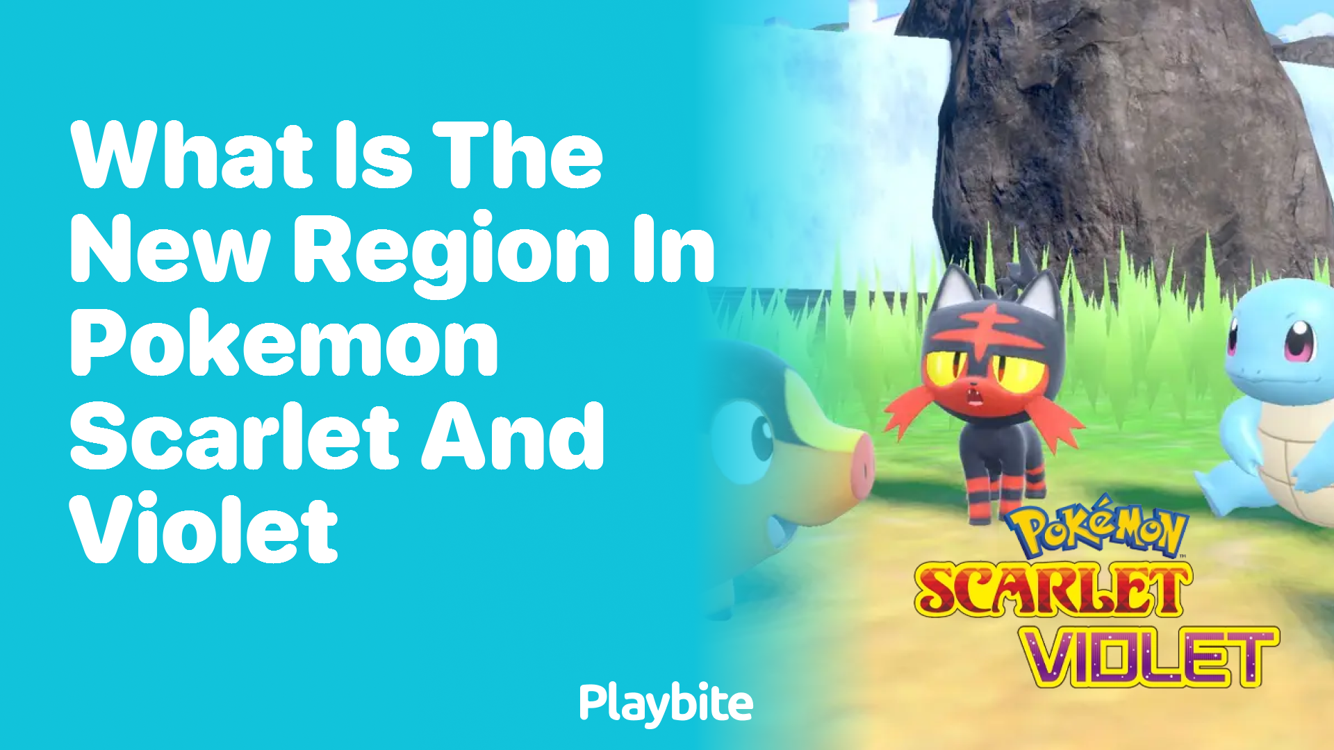 What is the new region in Pokemon Scarlet and Violet?