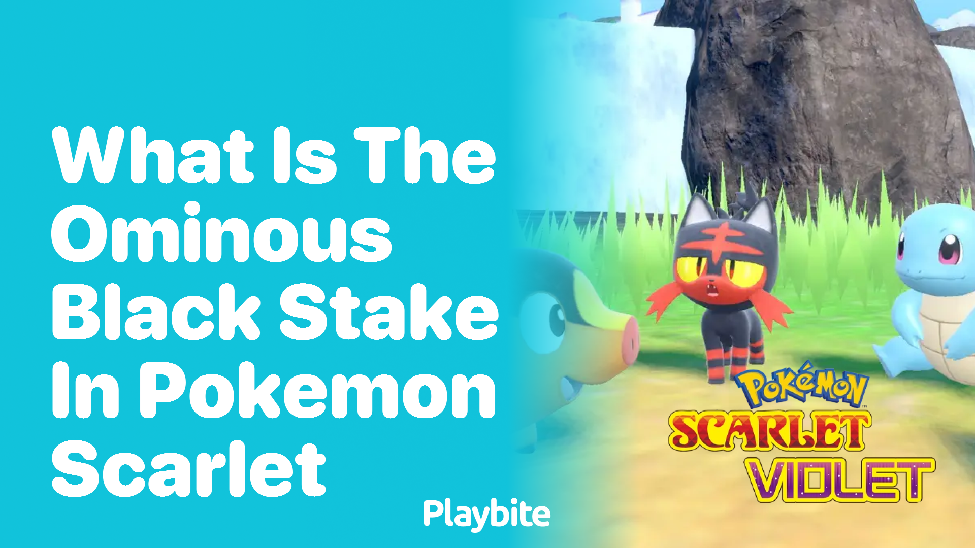 What is the Ominous Black Stake in Pokemon Scarlet?