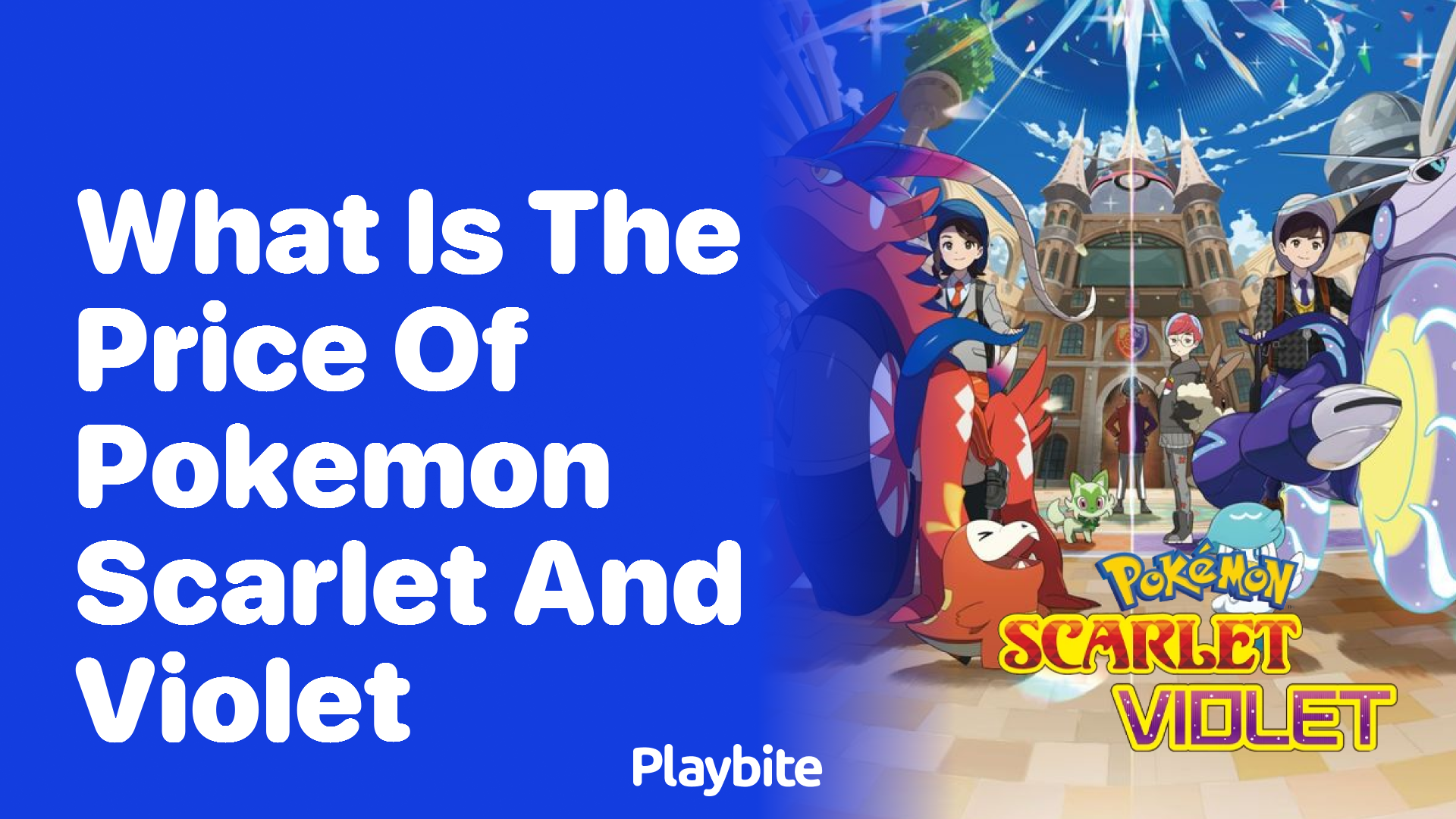 What is the price of Pokemon Scarlet and Violet?