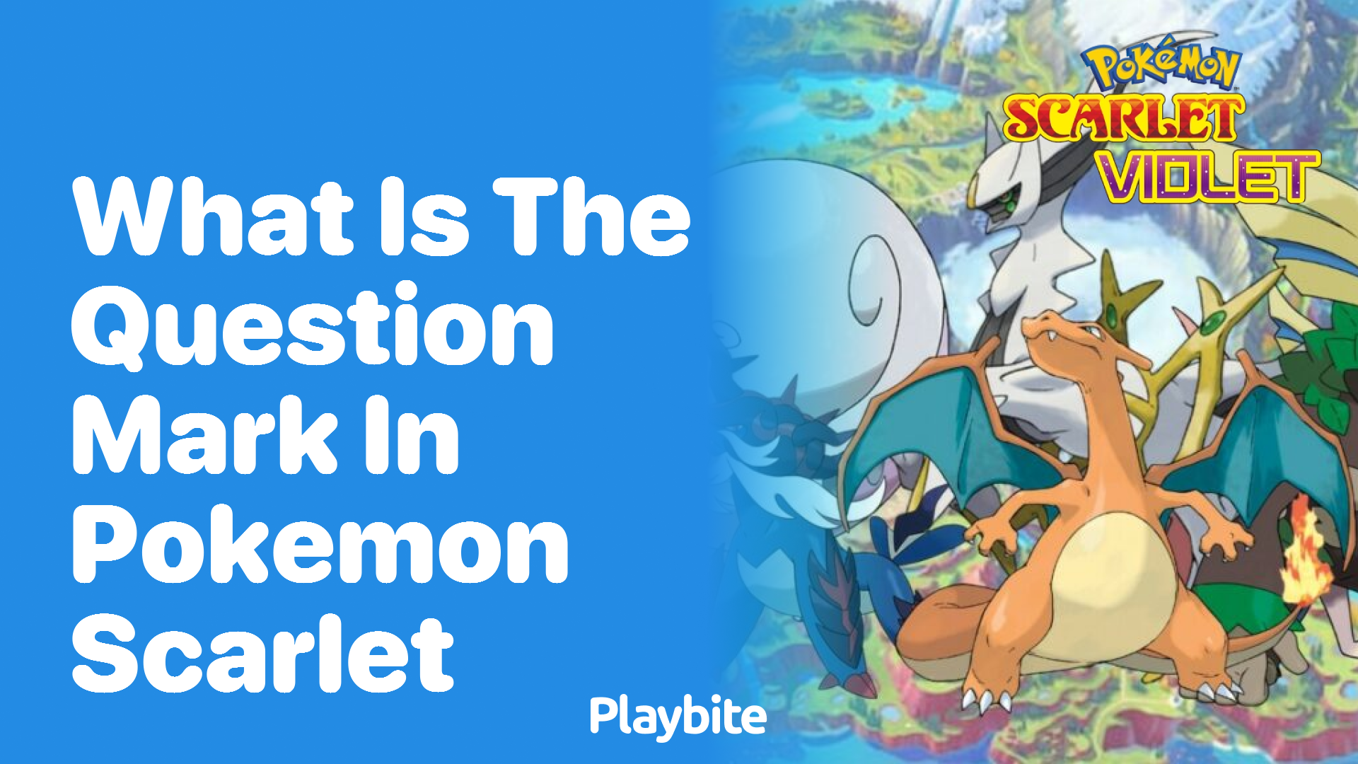 What is the question mark in Pokemon Scarlet?