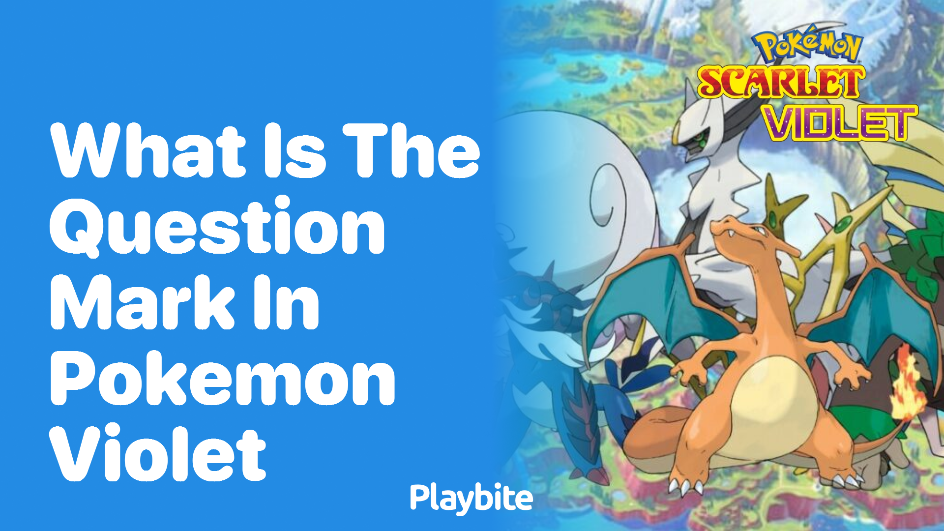 What is the question mark in Pokemon Violet?