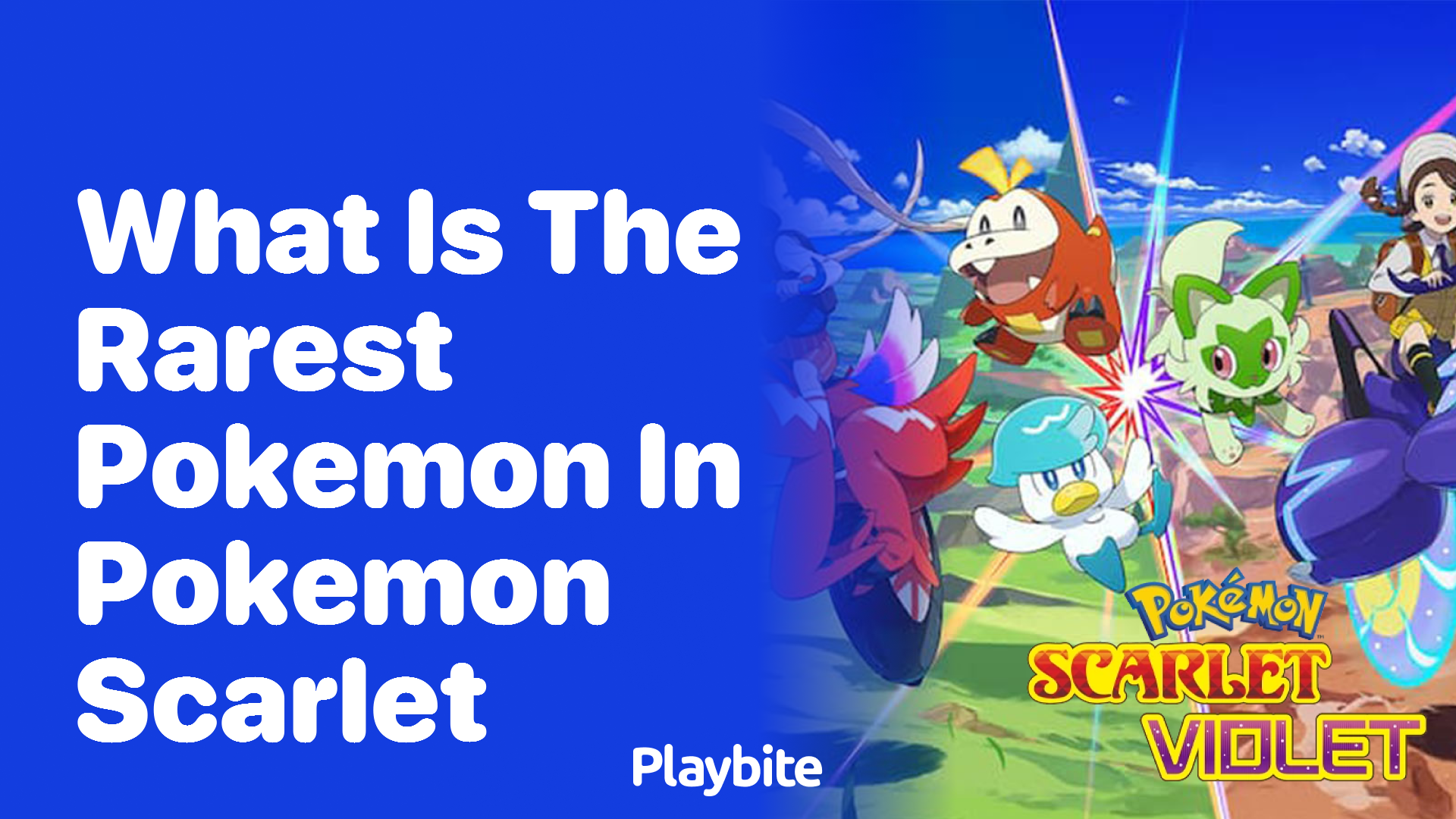 What is the rarest Pokemon in Pokemon Scarlet?