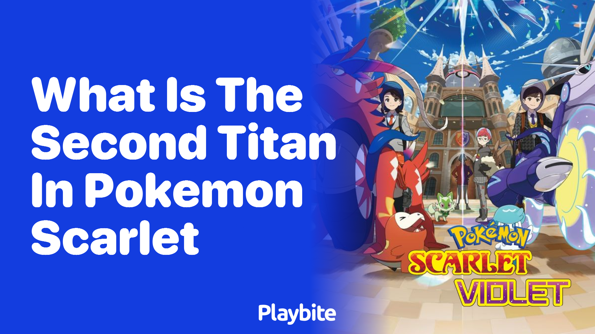 What is the second Titan in Pokemon Scarlet?