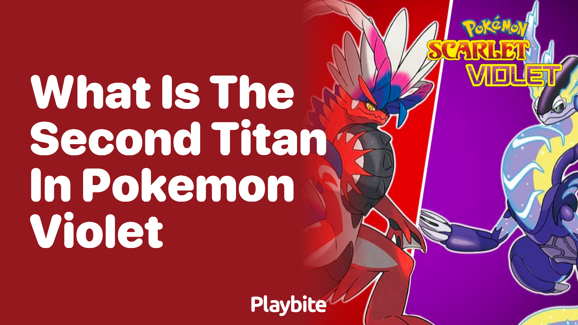 What is the second titan in Pokemon Violet?